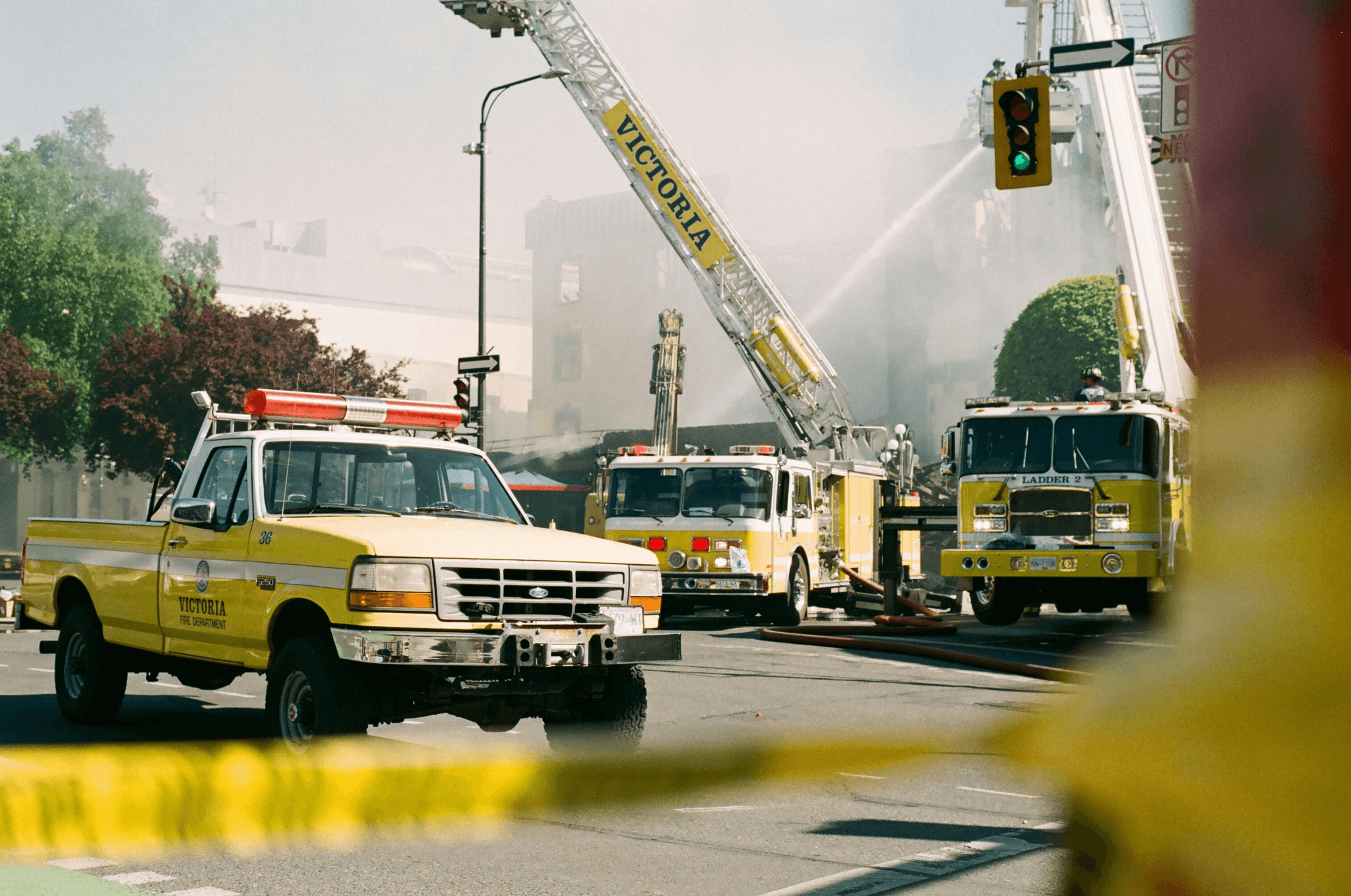 Fire fighting foam used effectively during urban emergencies