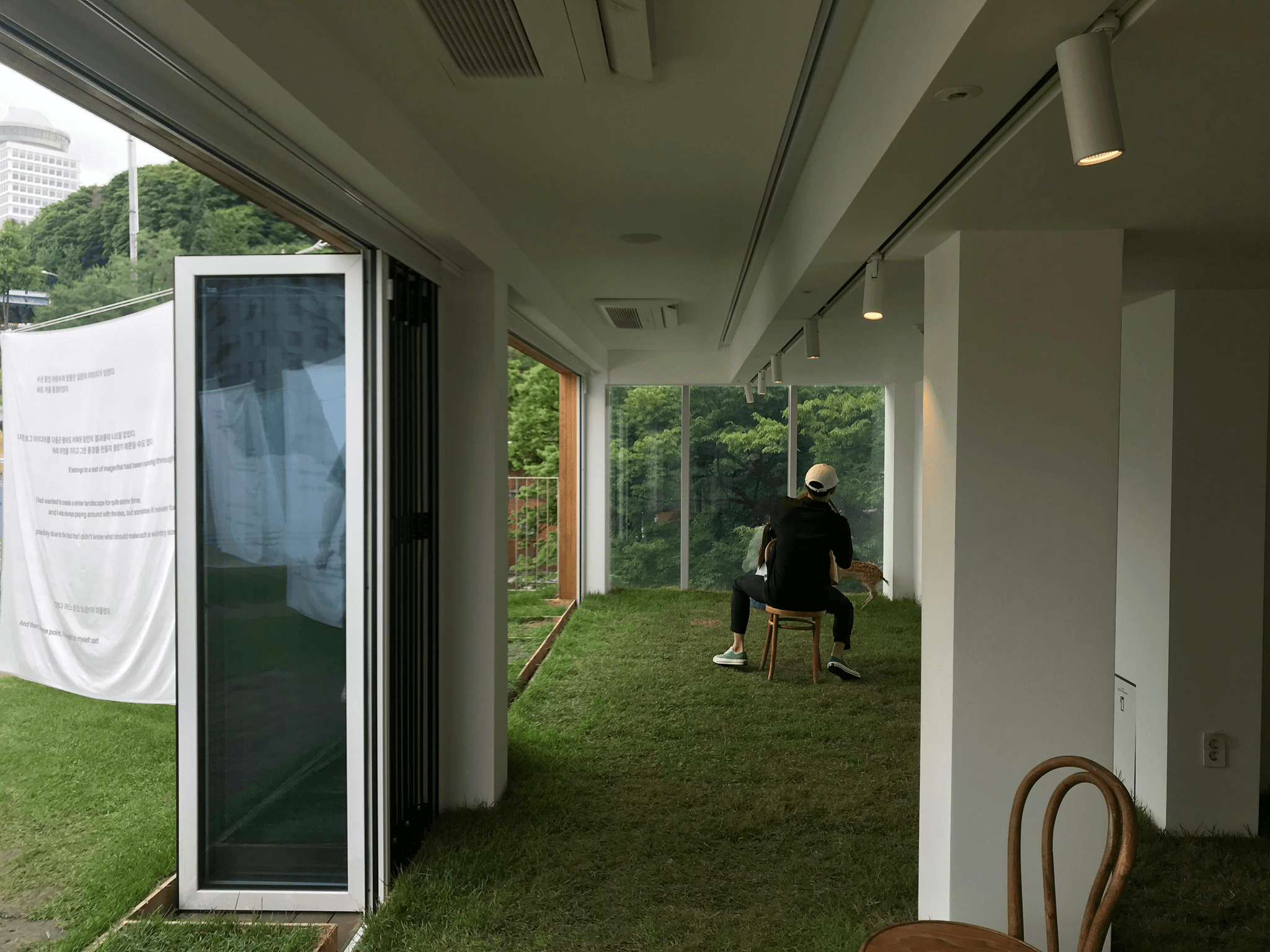 Explore potential capsule home options at an open house.