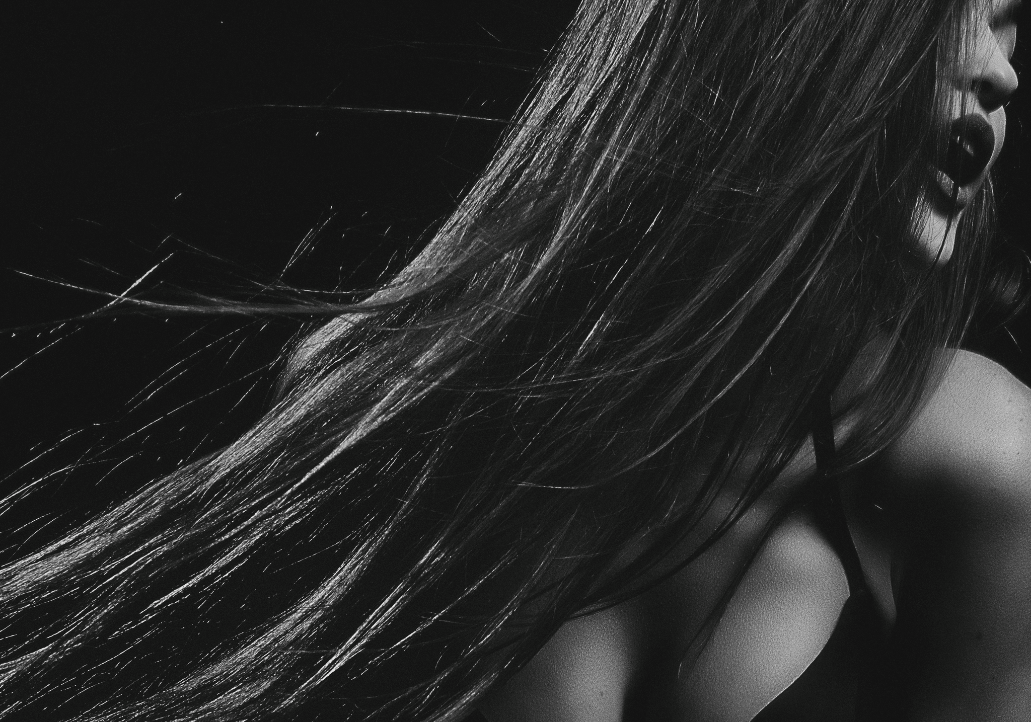 what is double drawn hair explained through luxurious black strands