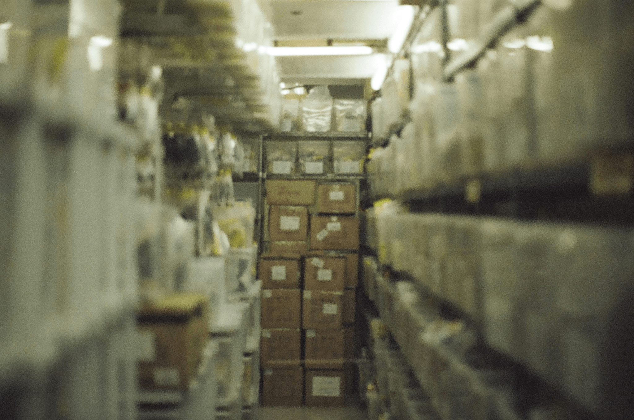 Warehouse materials ready for quality inspection.