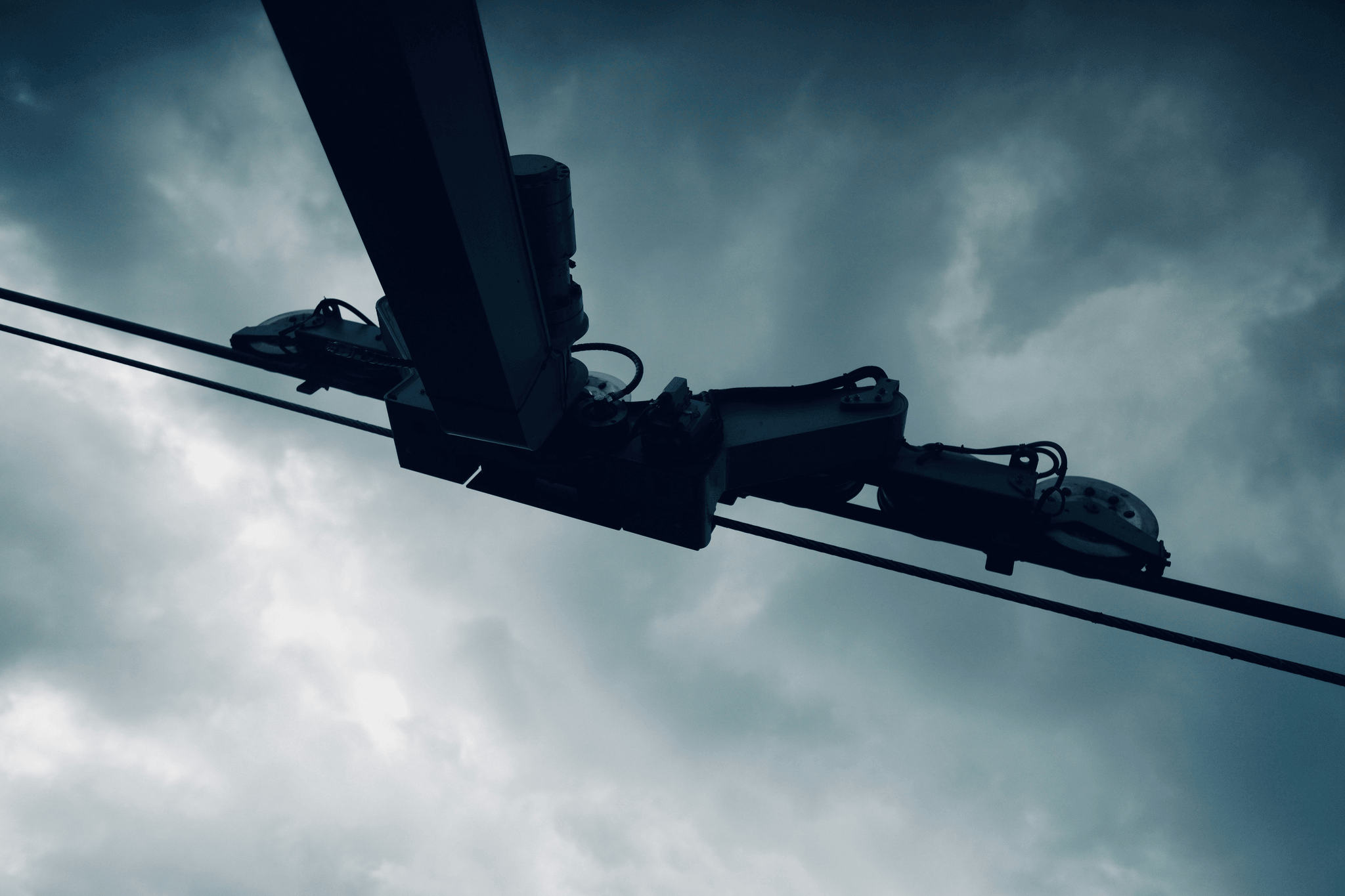 guy wire installation at construction site ensuring stability