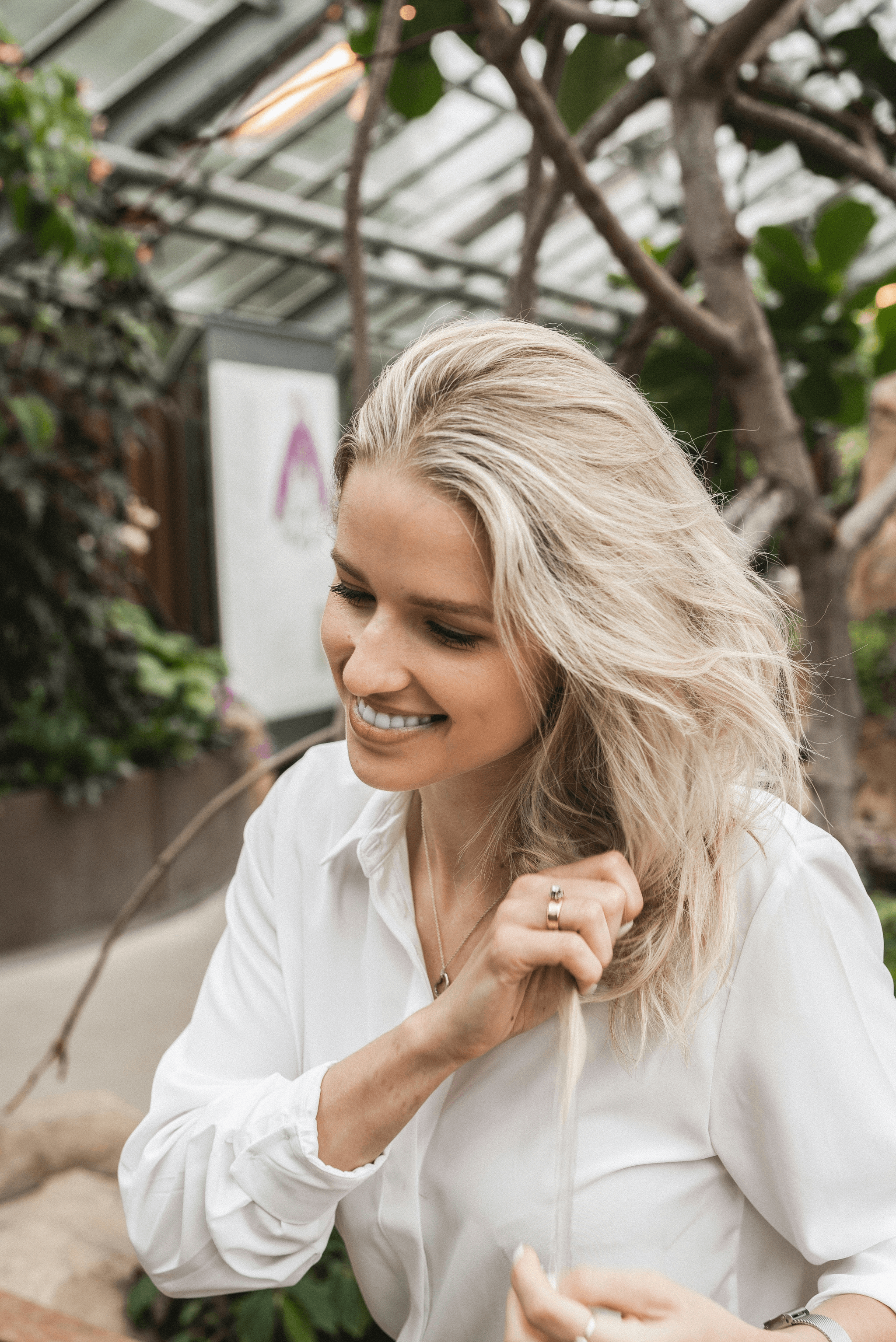 best hair extension method for thin hair showcased by woman