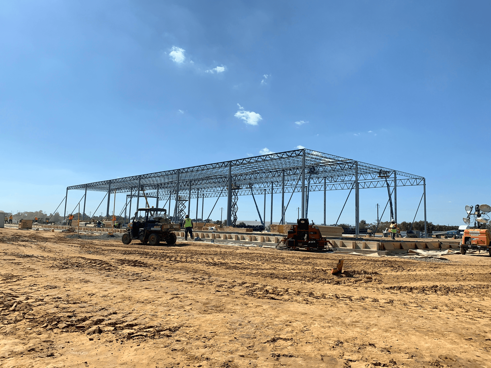 metallic structure house construction process by PreFab Inc.