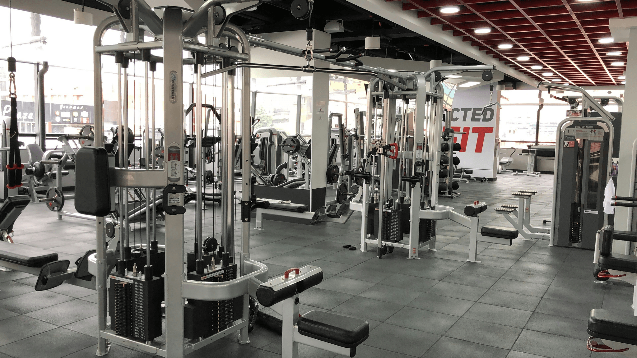 high-quality wholesale fitness products displayed in modern gym setting