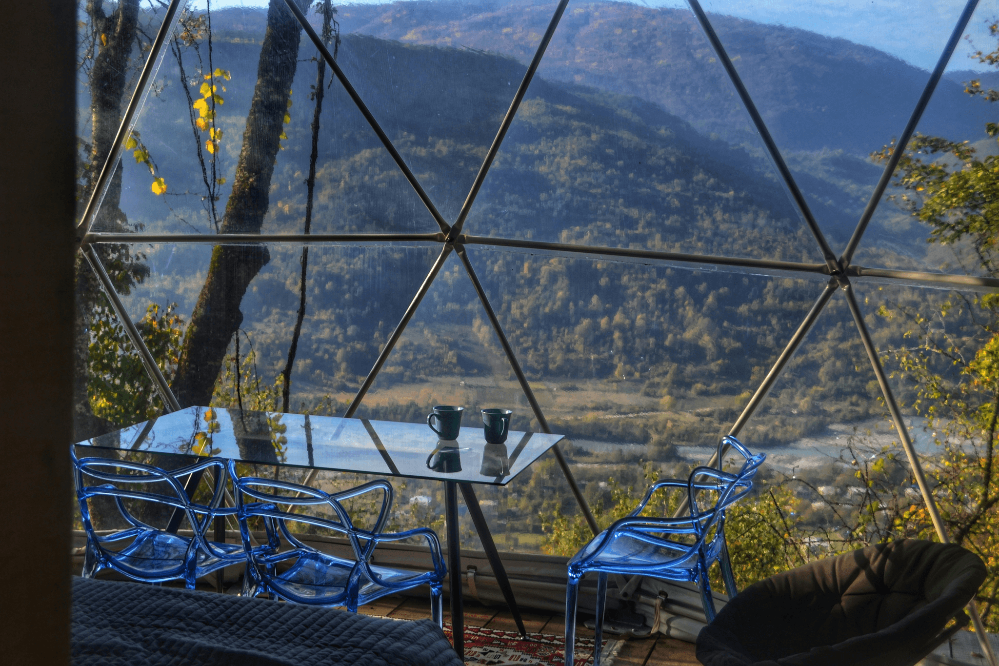 prefab dome homes interior showcasing modern design