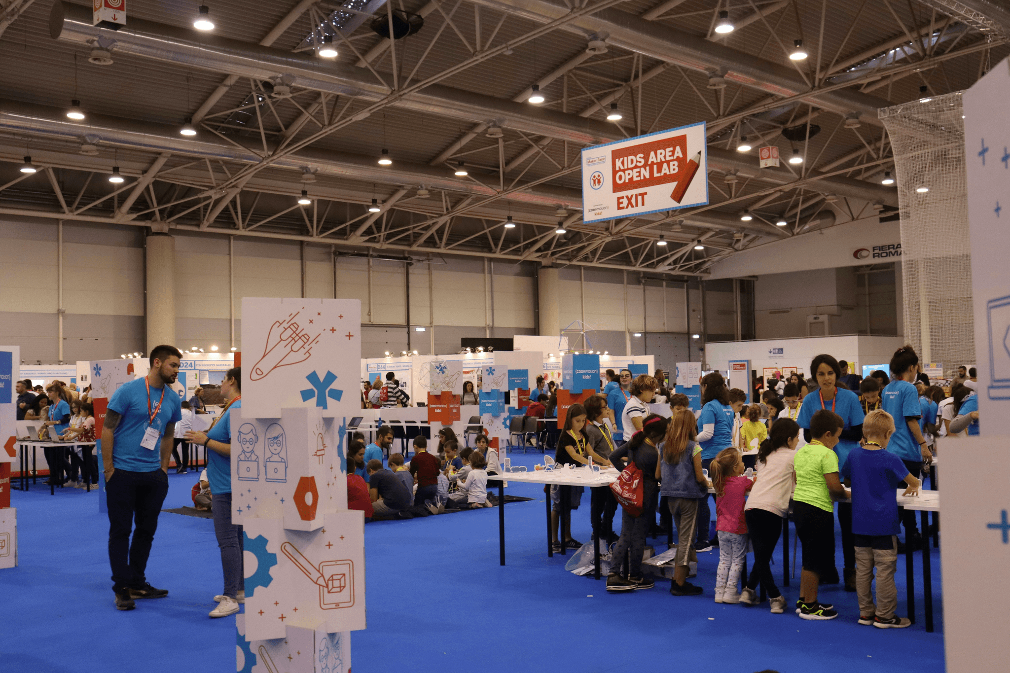 attendees exploring booths at china import and export fair