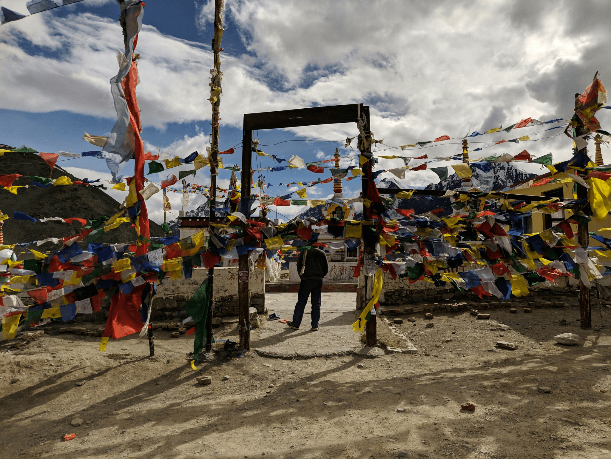 Holy Tibetan Stupa at Swayambhunath
