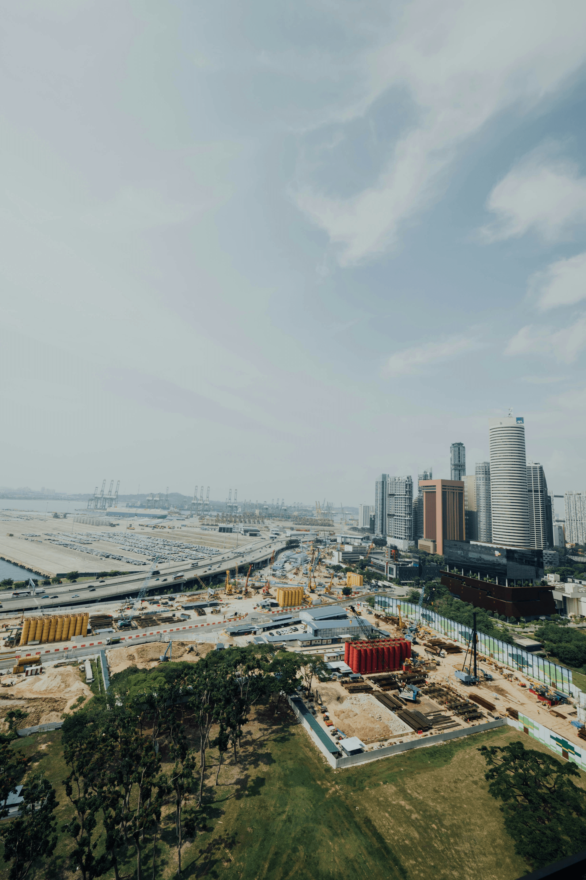 Manufacturing City in China - Aerial View of Shenzhen Industrial Park