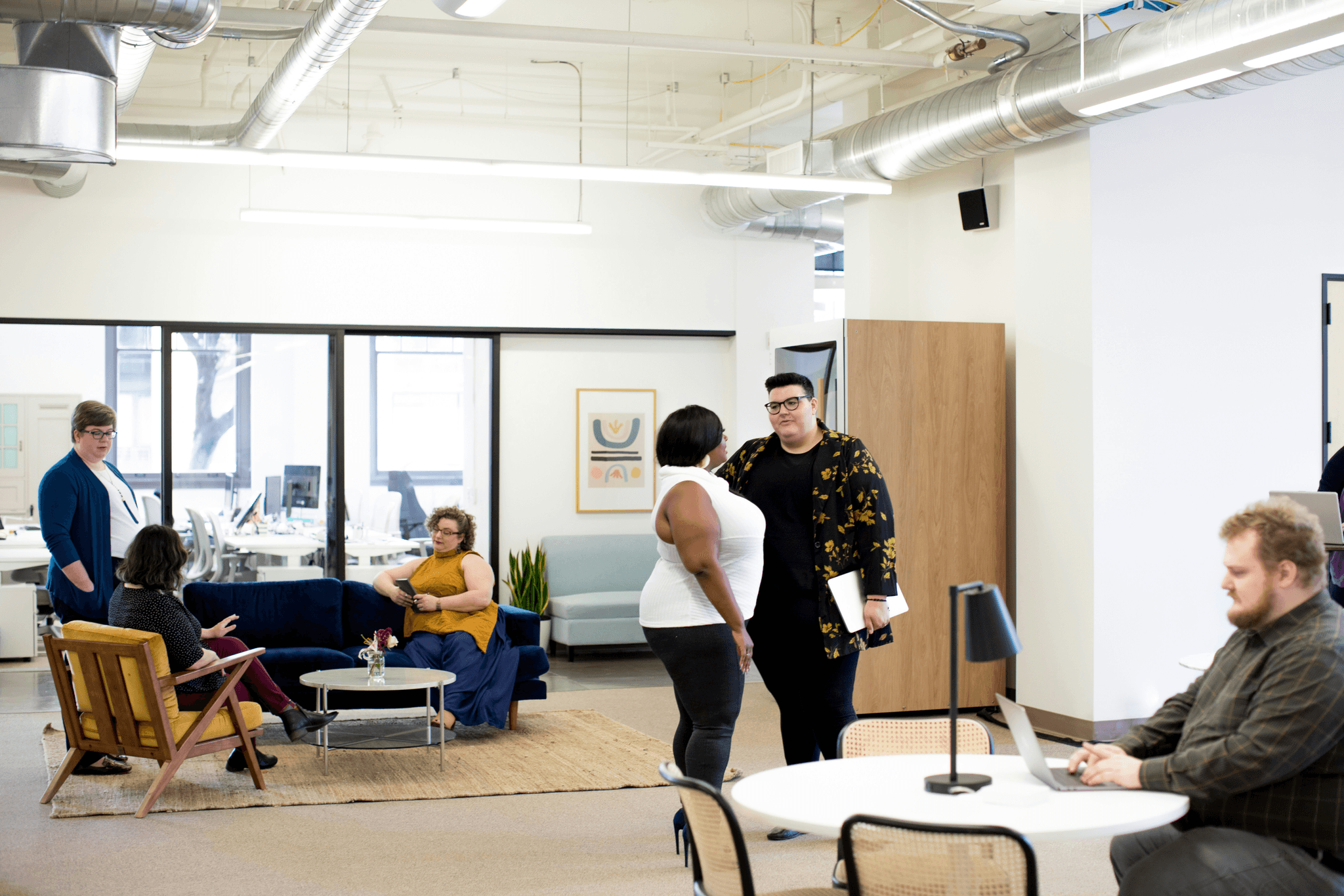 pre fabricated office collaboration space