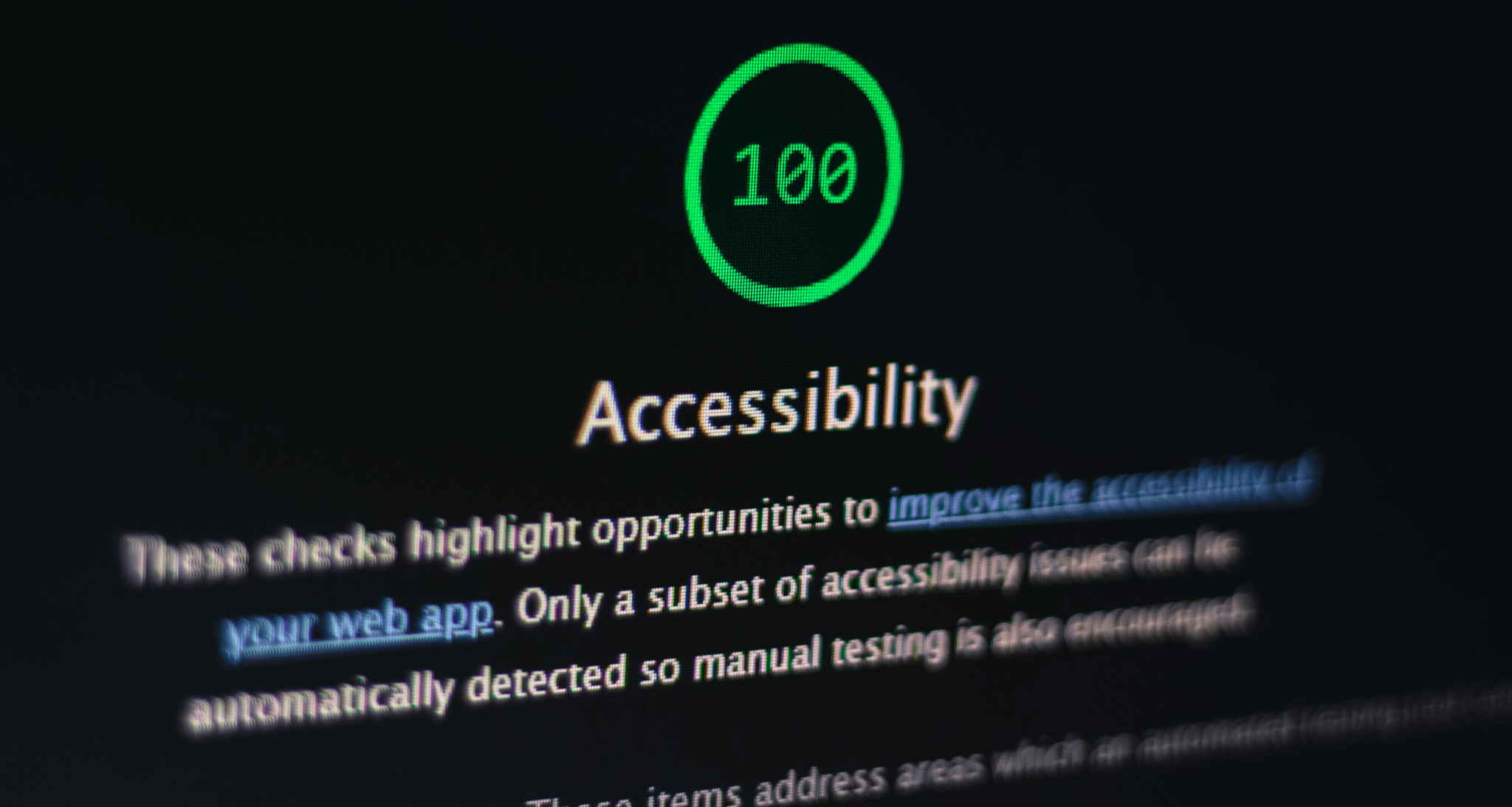 Web accessibility improves user experience