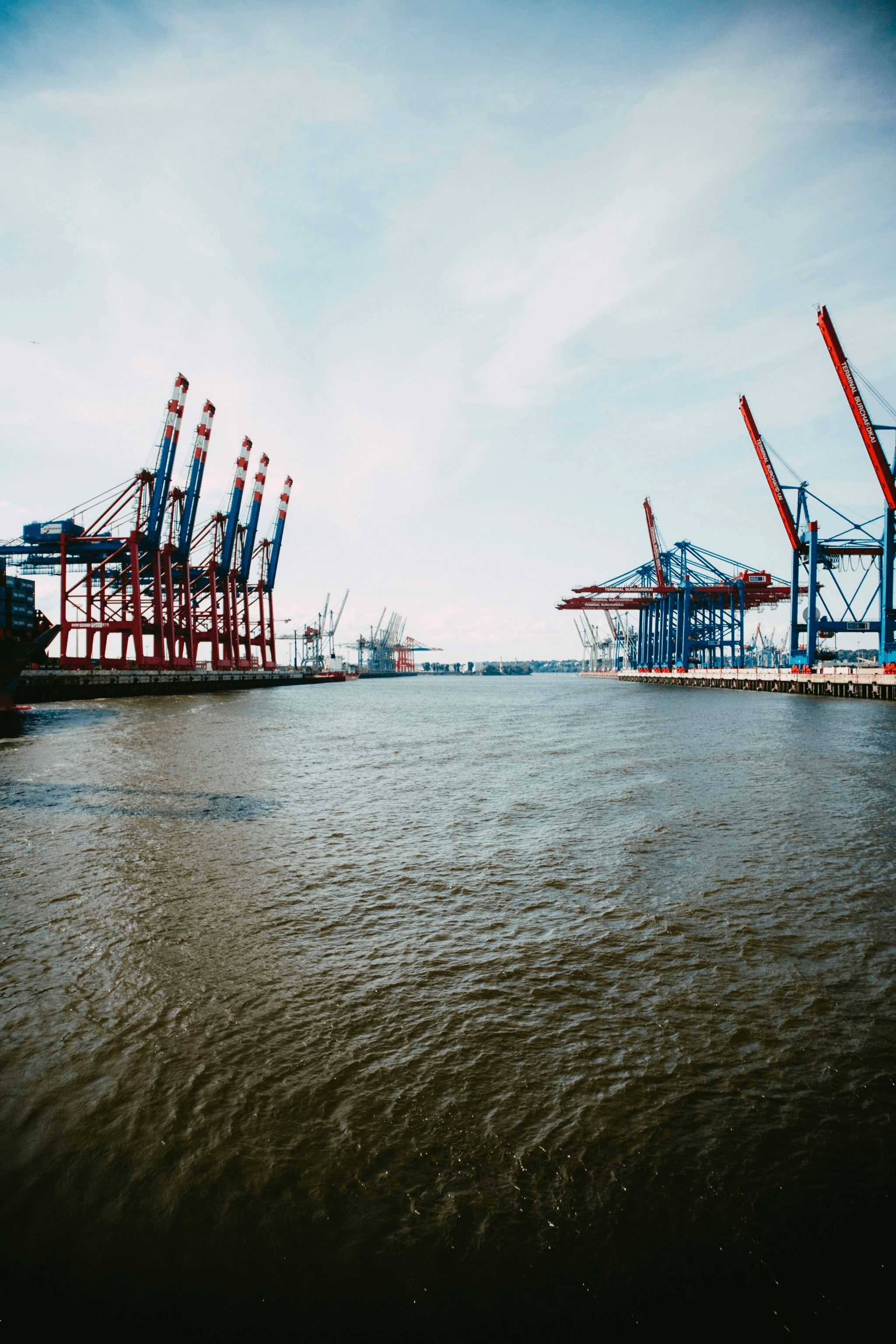 Port scene showcasing top 10 largest industrial area in asia