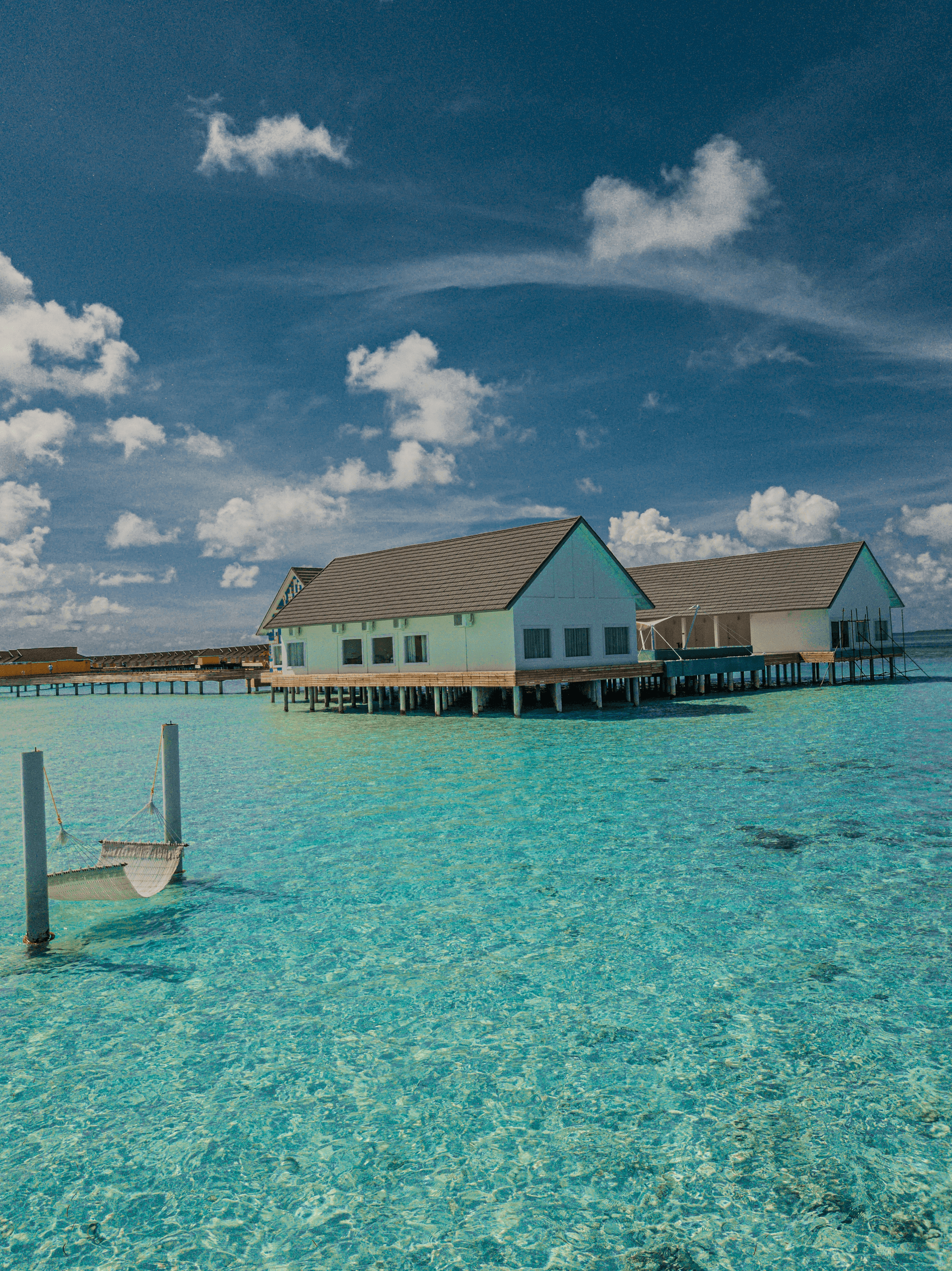 A breathtaking view from a modern container beach home