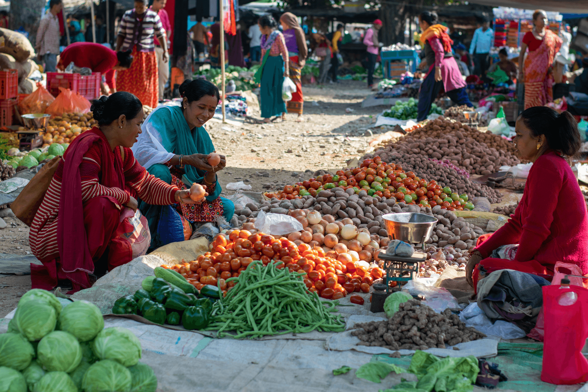 Fresh produce from a local supplier enhancing community engagement