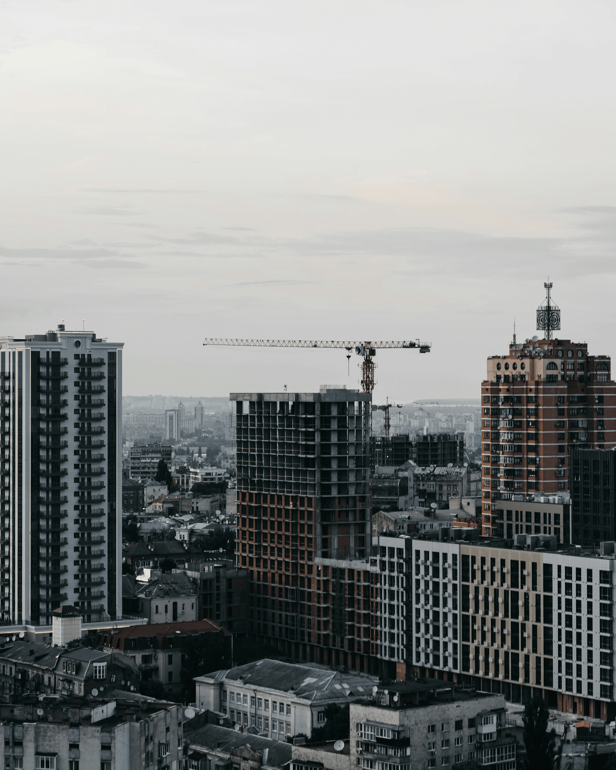 prefabricated steel structure building showcased in modern urban skyline