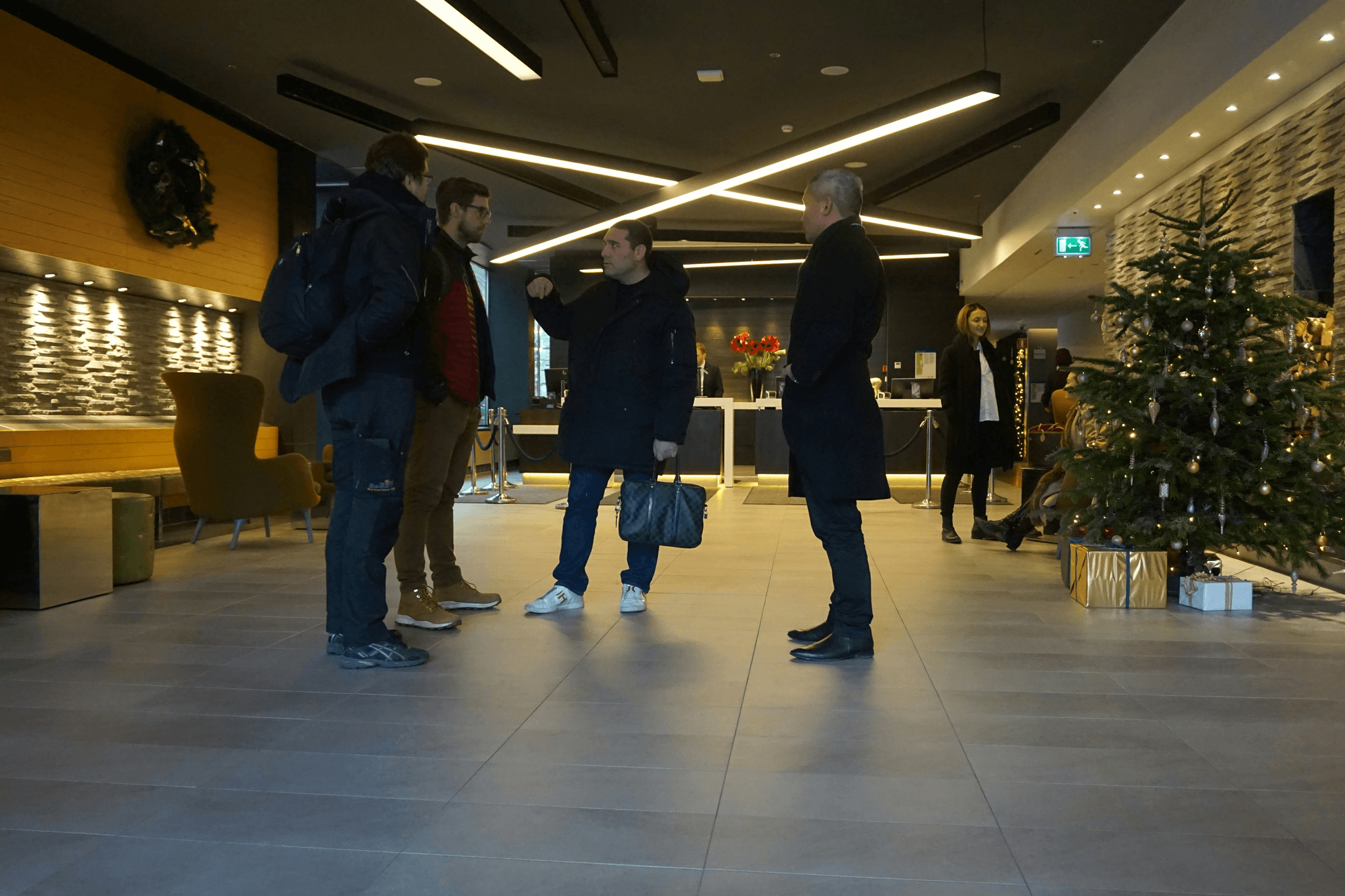 Hotel lobby near Canton Fair venue
