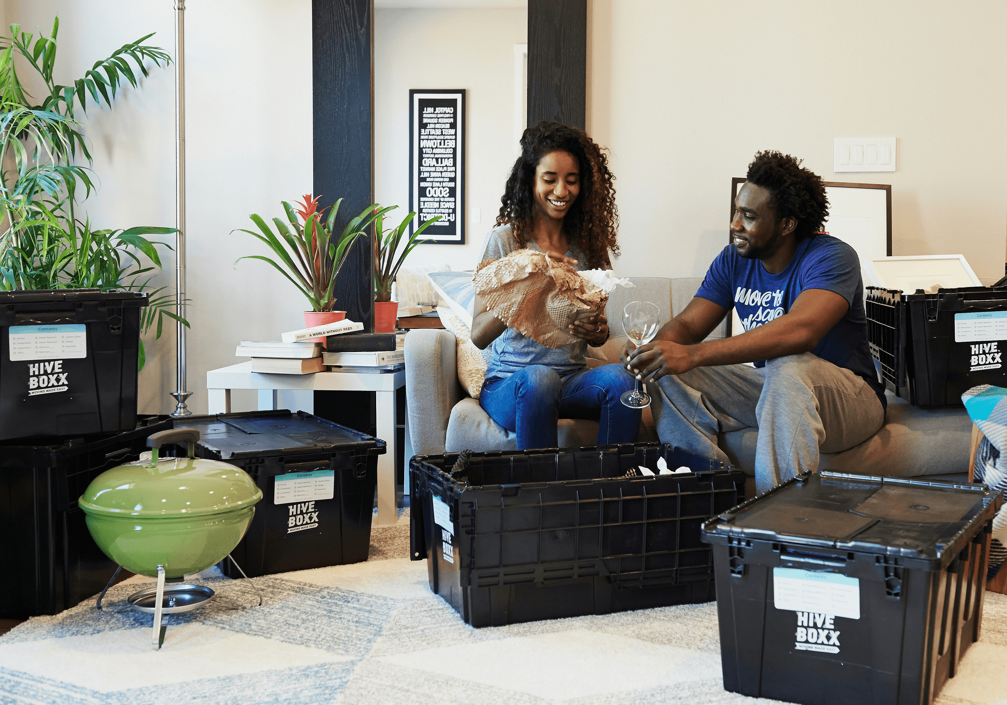 Easy assembly of a flat pack storage container by PreFab Inc.