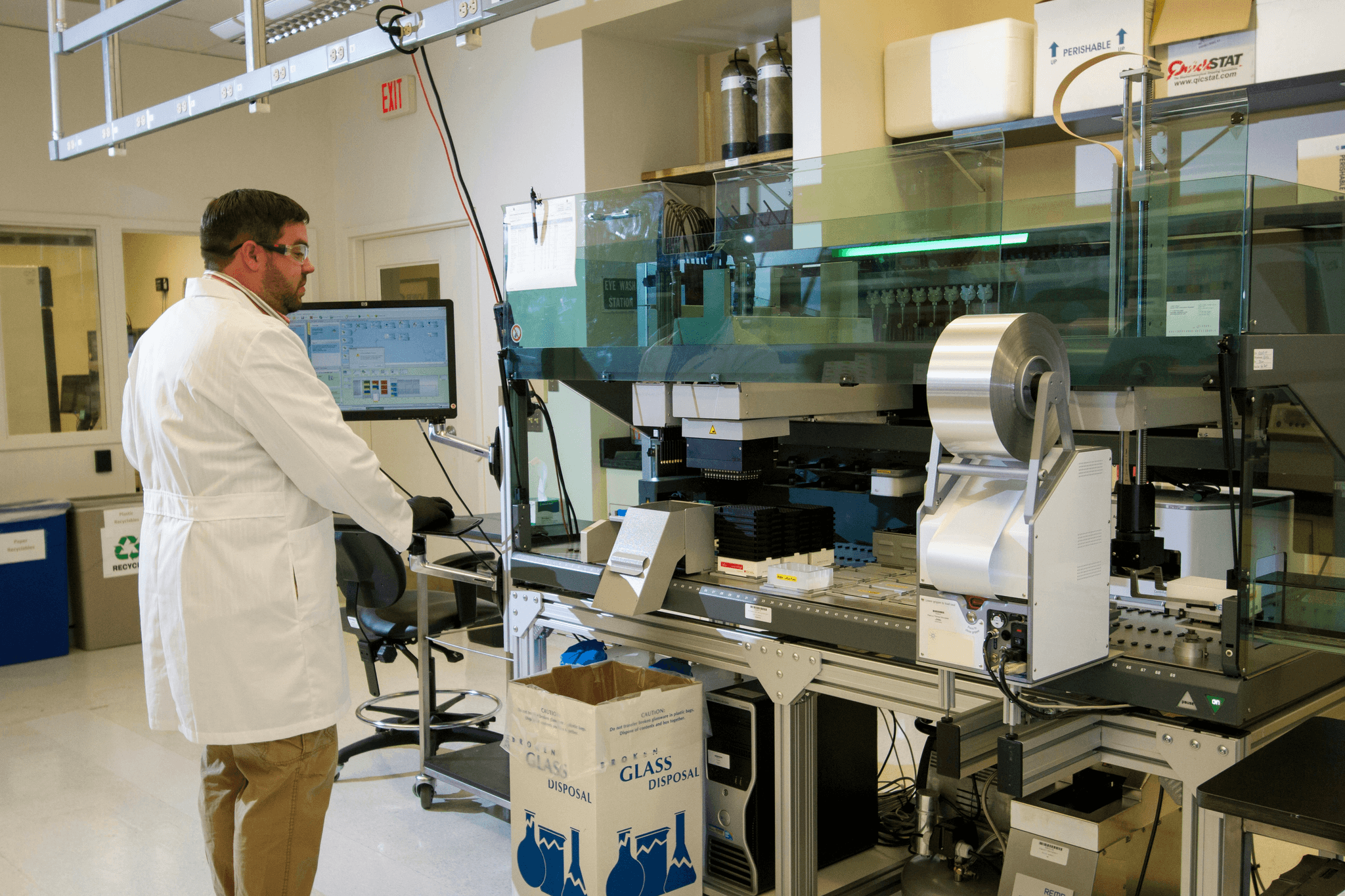 Chemical Testing Analysis in laboratory setting