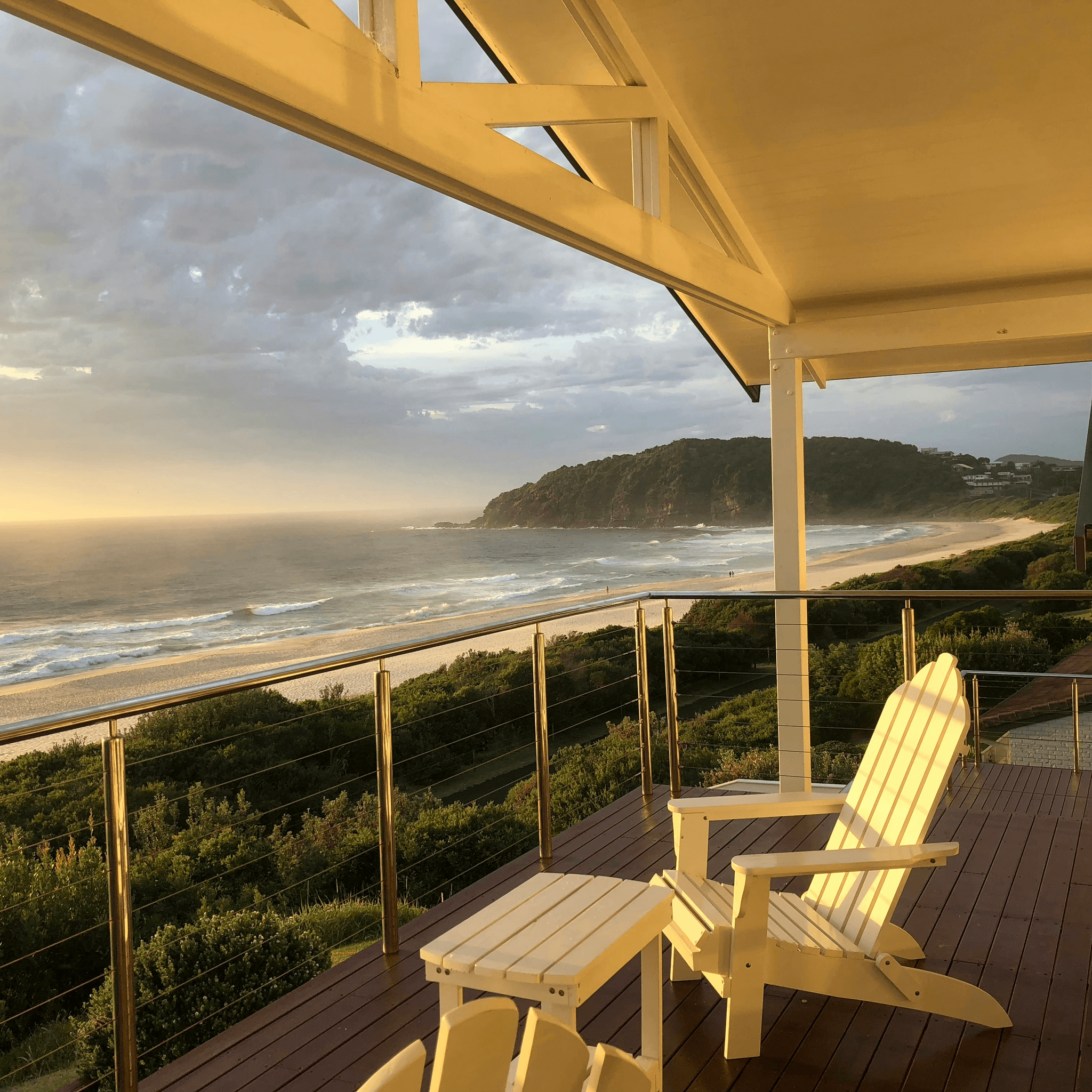 Stunning coastal decks showcasing beautiful ocean views.