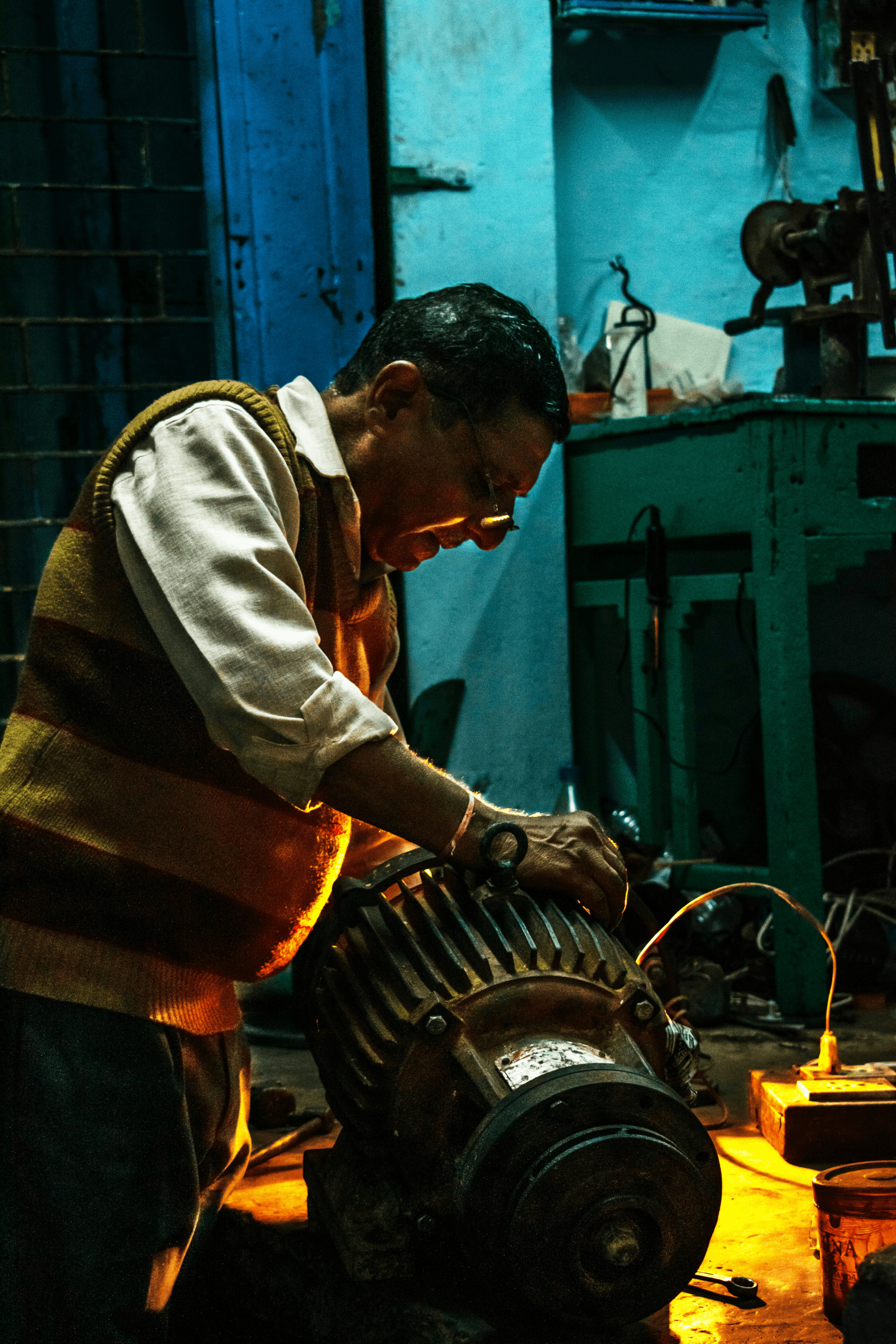 Induction Motor Inspection final evaluation process.