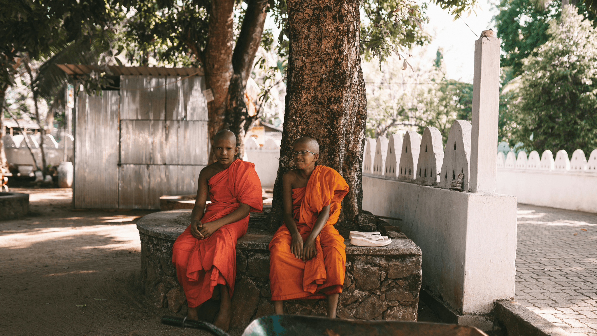 Visiting monasteries in Tibet