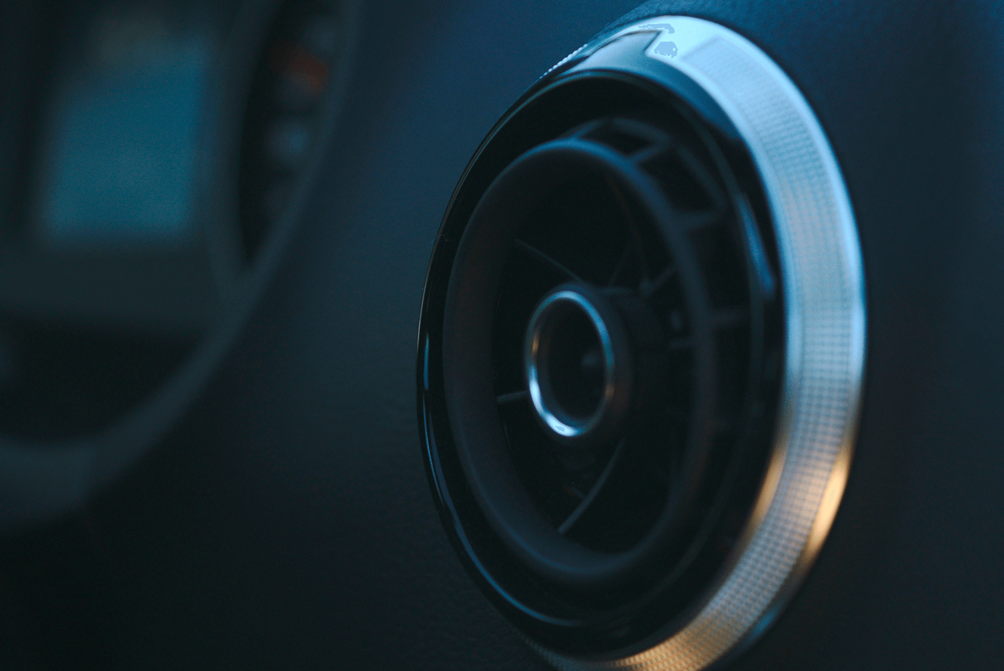 tweeter & horns installation in a car interior