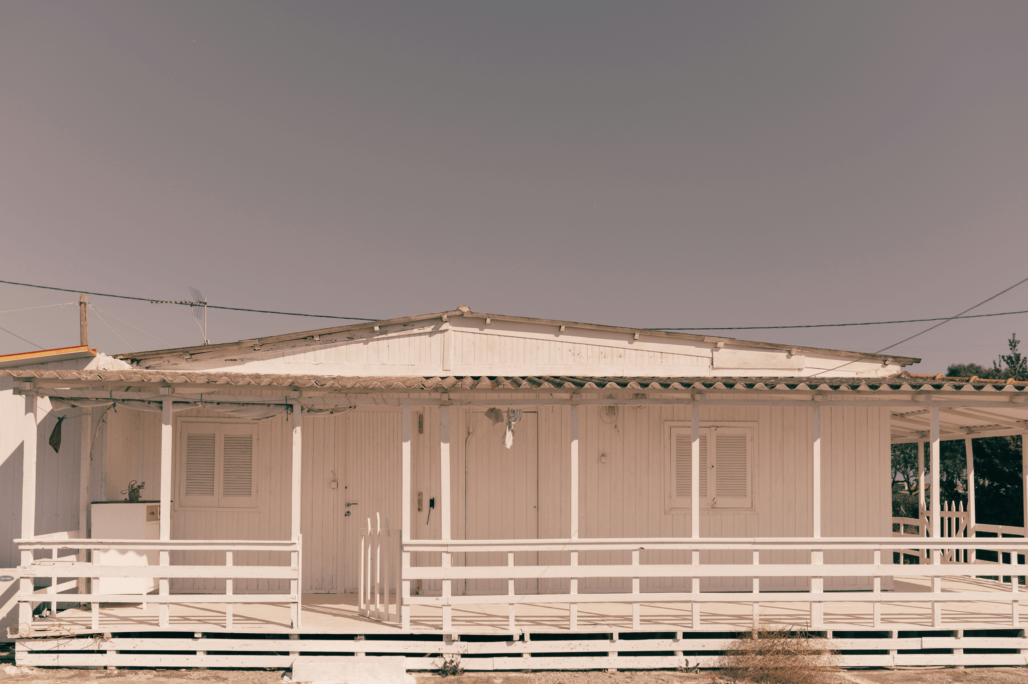 prefabricated house construction process at a modular home site