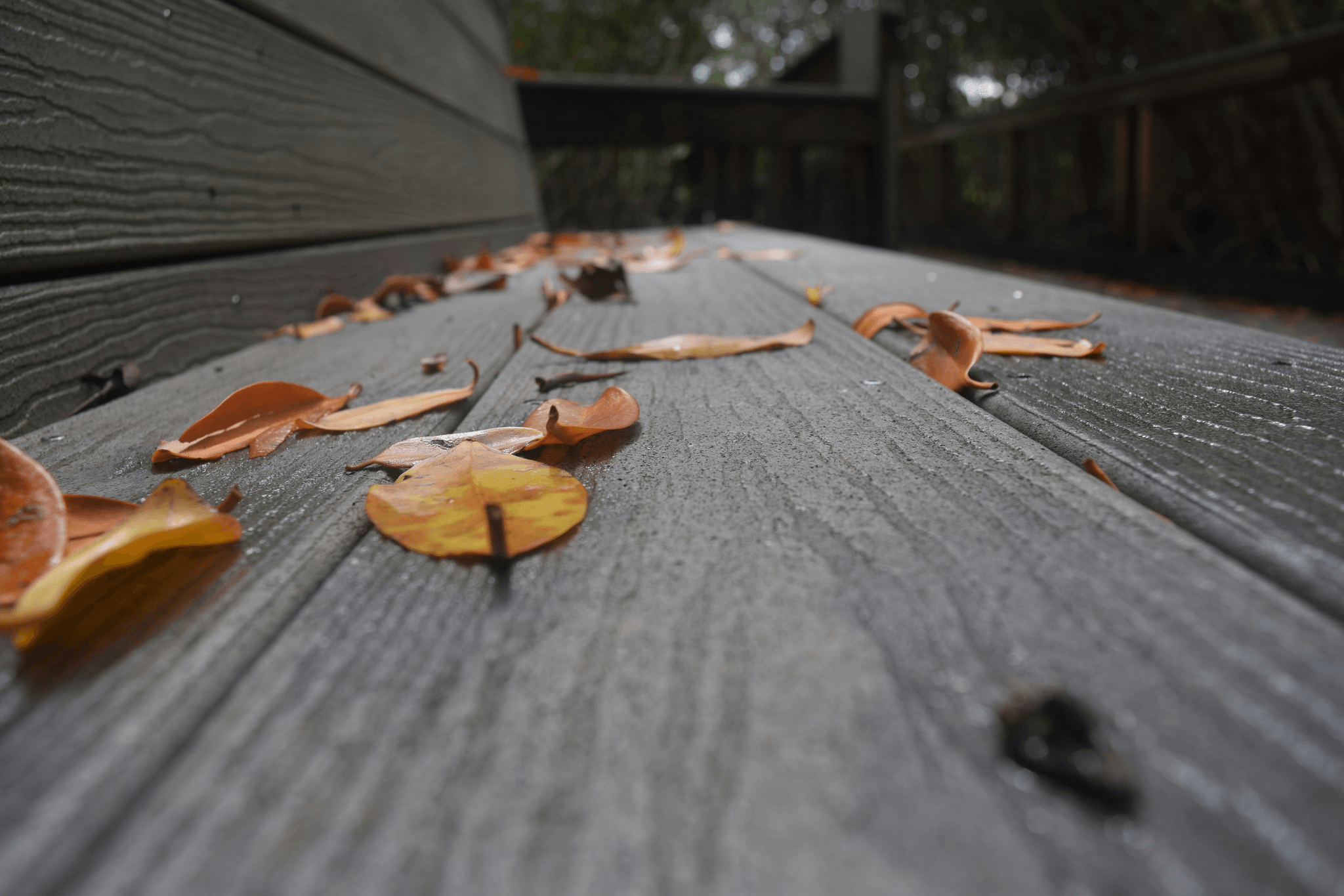 is composite decking slippery during winter weather?