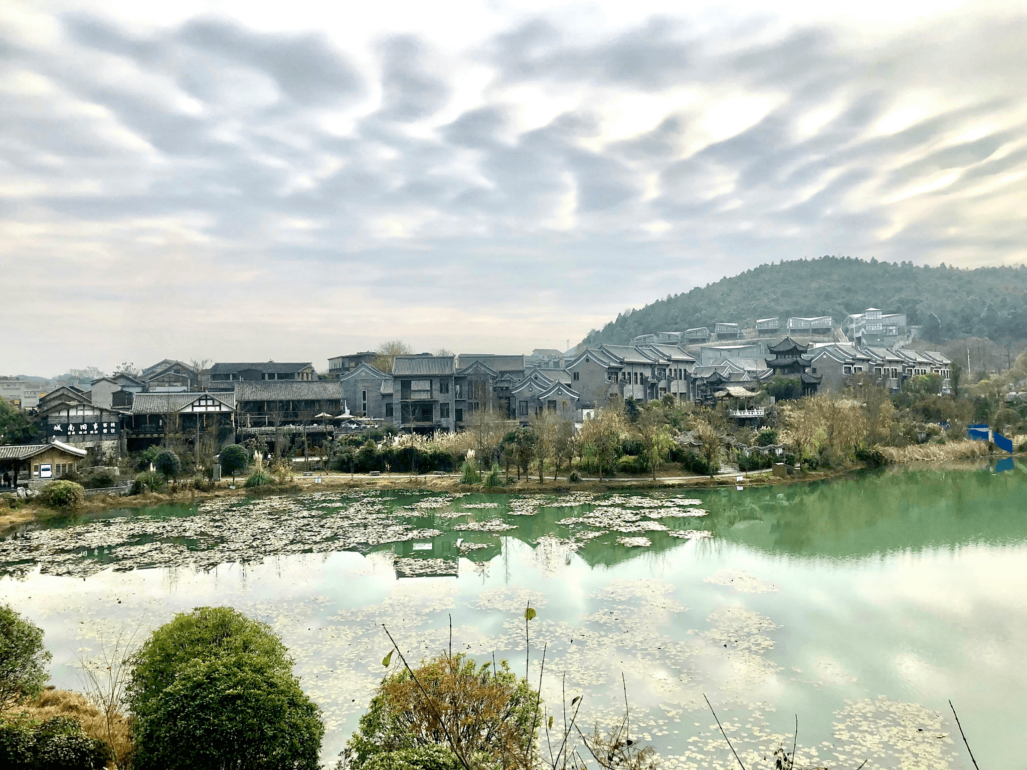 Beautiful West Lake scenery capturing tranquil lifestyle in Hangzhou factory cities in China
