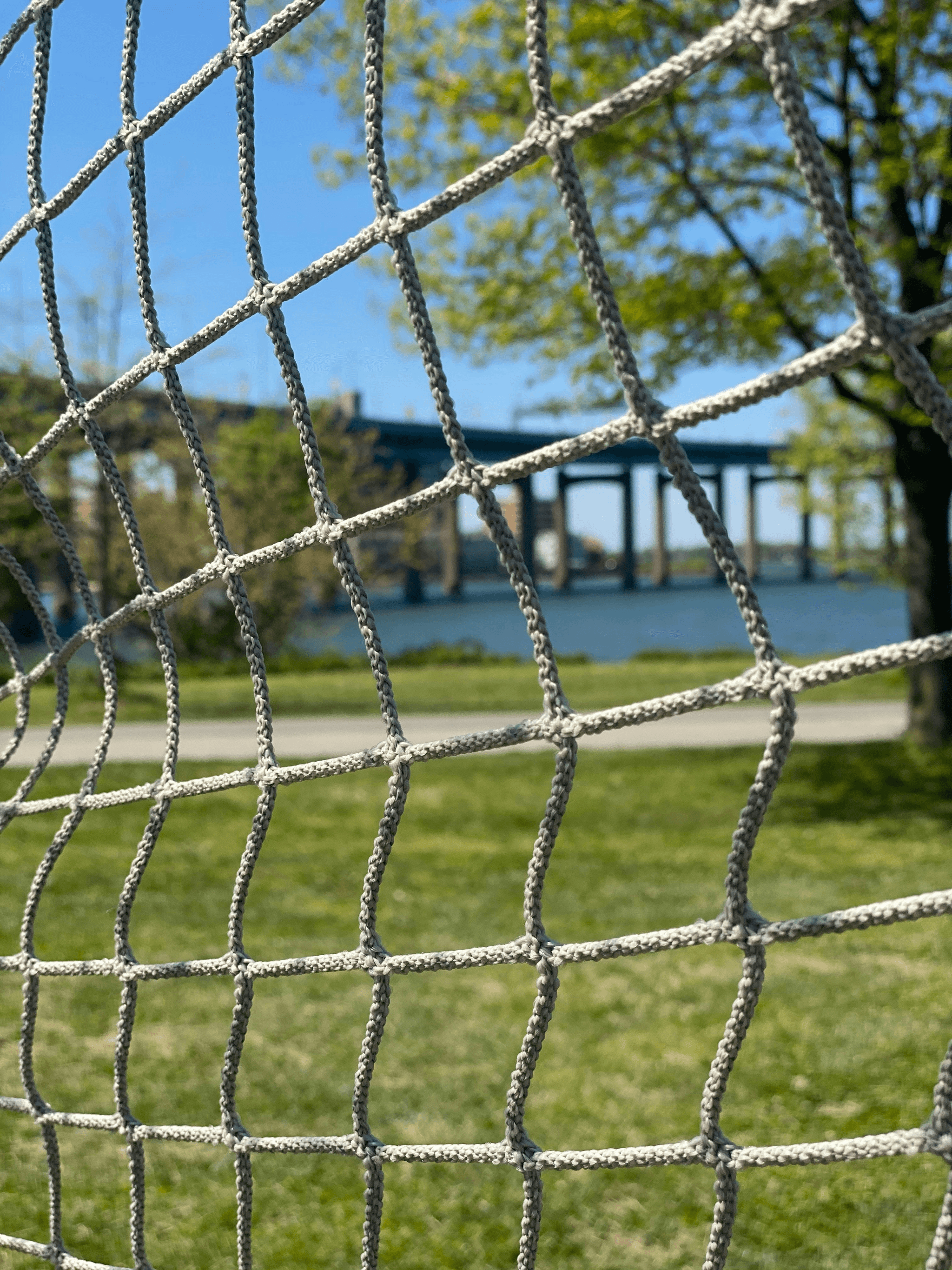 Volleyball Net Inspection focusing on assembly accuracy