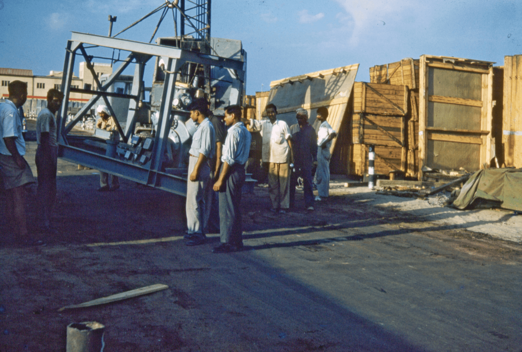 deck base frame construction process