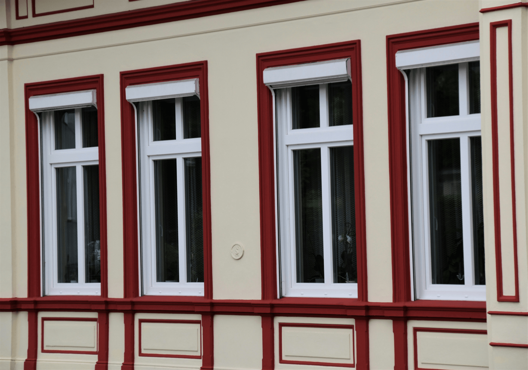 Different types of casement windows showcased in a home setting