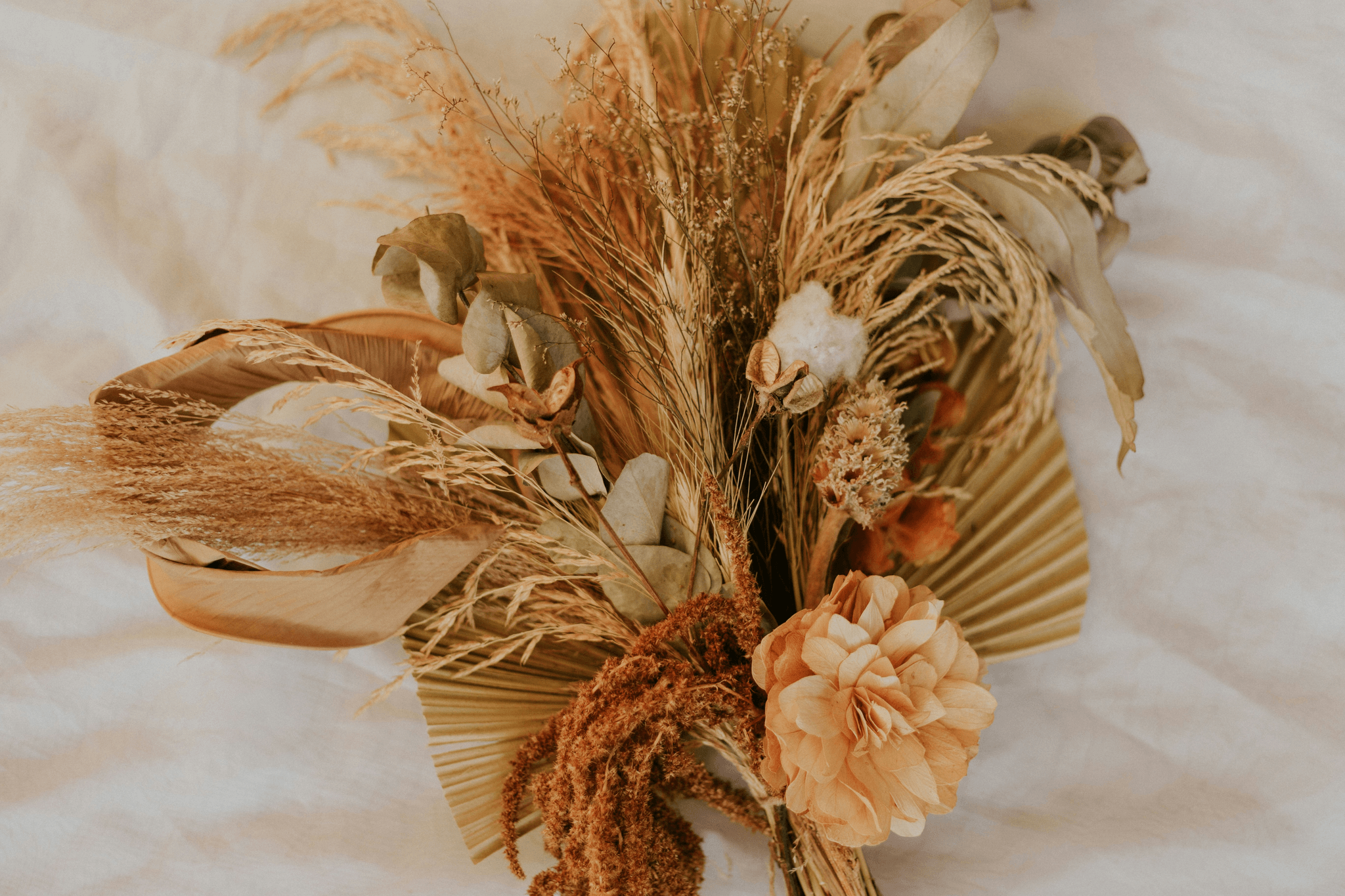 dried wedding bouquets showcasing unique textures and colors