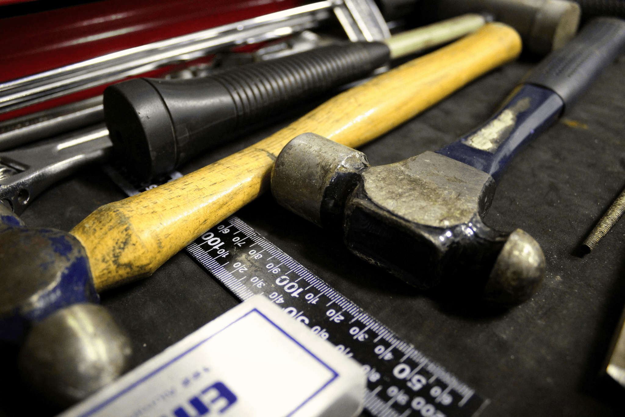 Hand Tools Inspection preparation with inspection tools and procedures.
