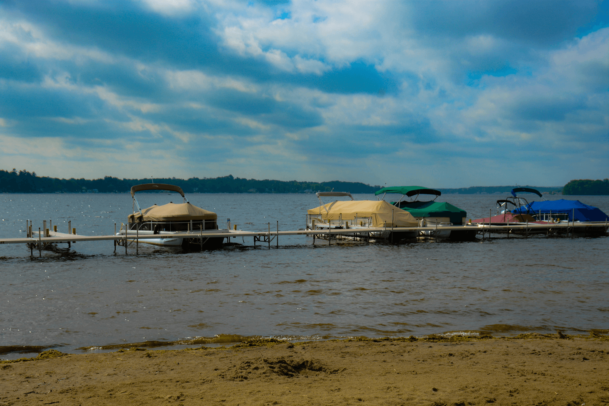 Explore small pontoons for sale at various sizes