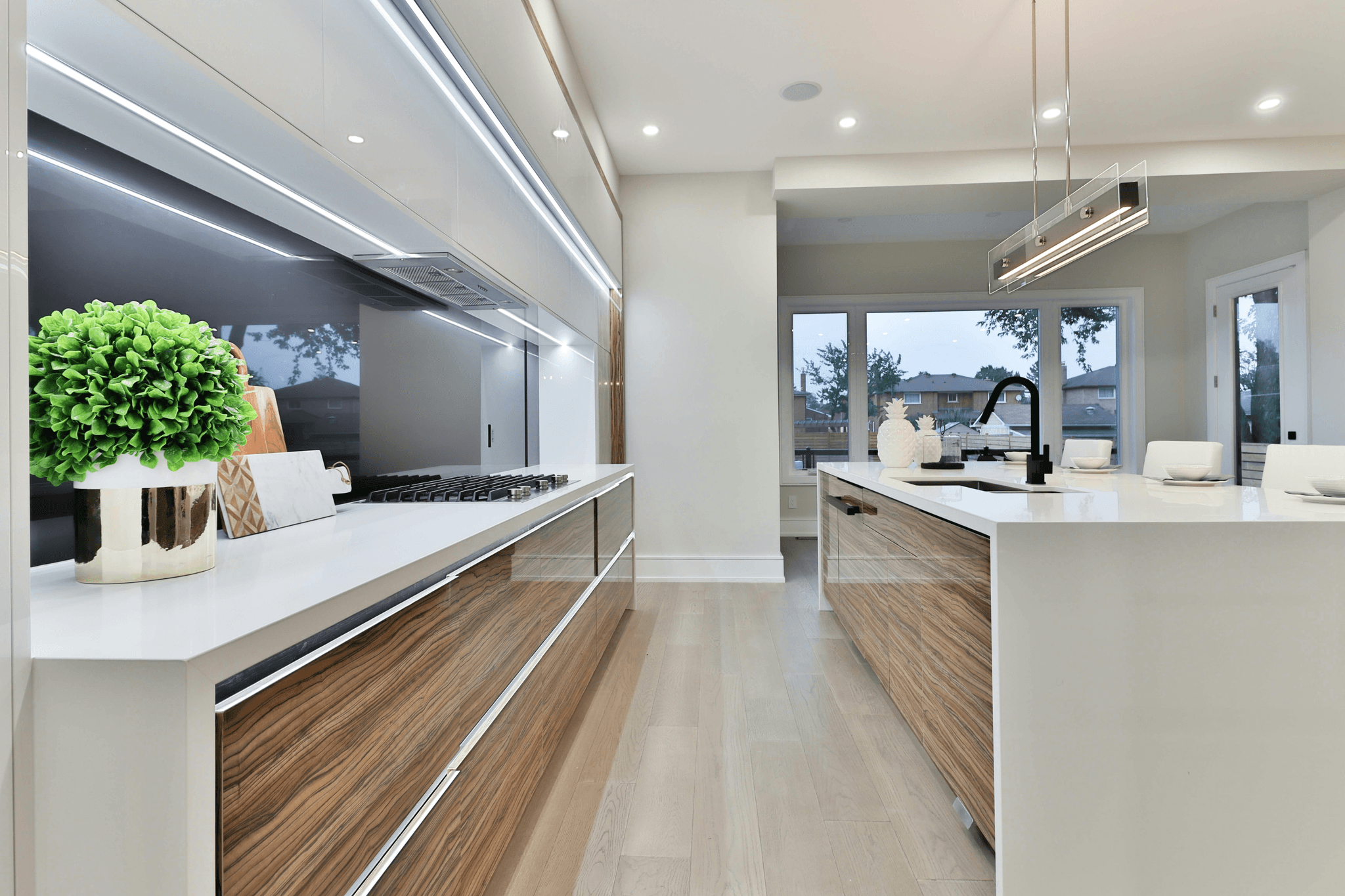 Stylish Kitchen Vinyl Flooring enhancing overall decor