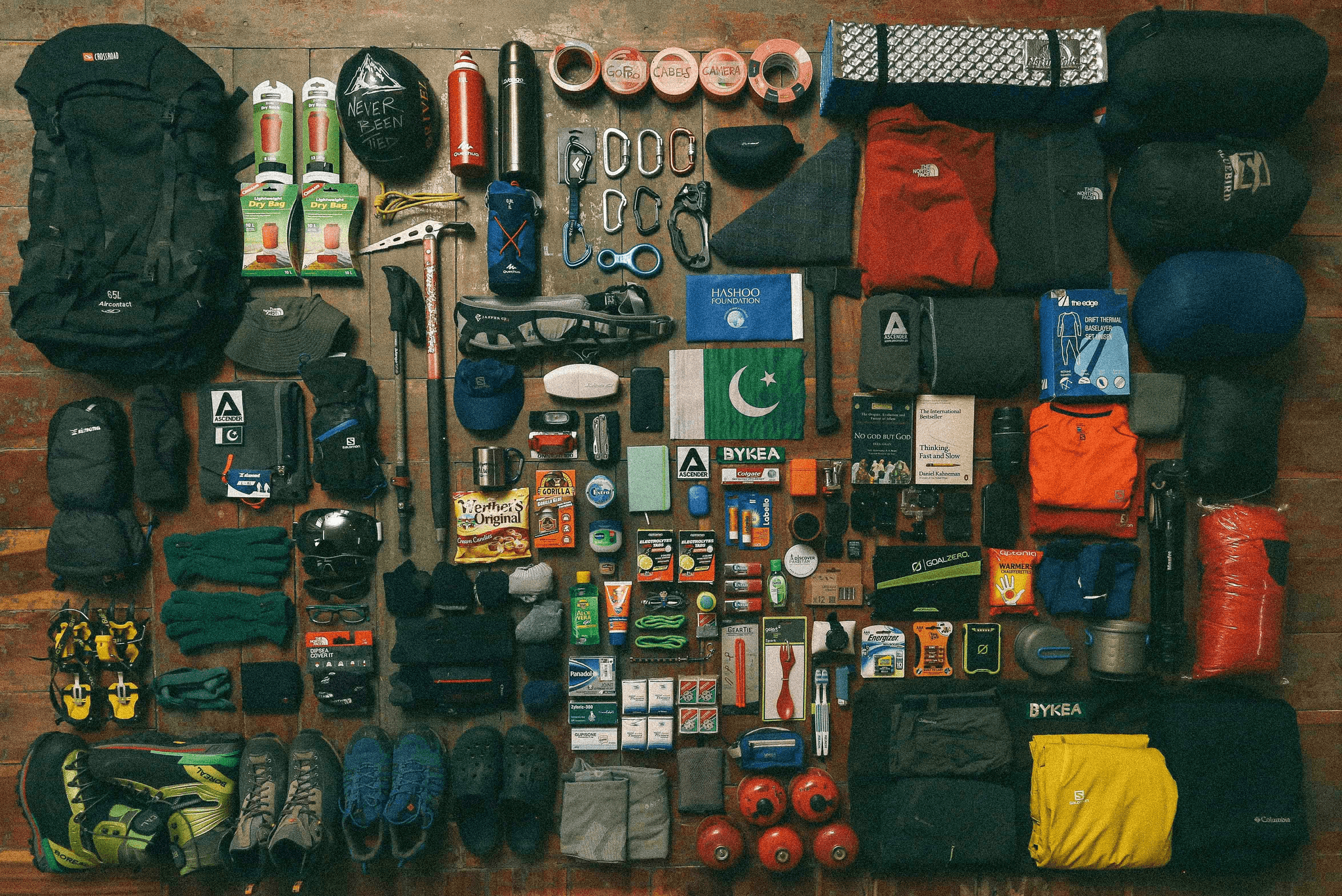 Outdoor gear demonstrating high Product Quality in challenging environments.