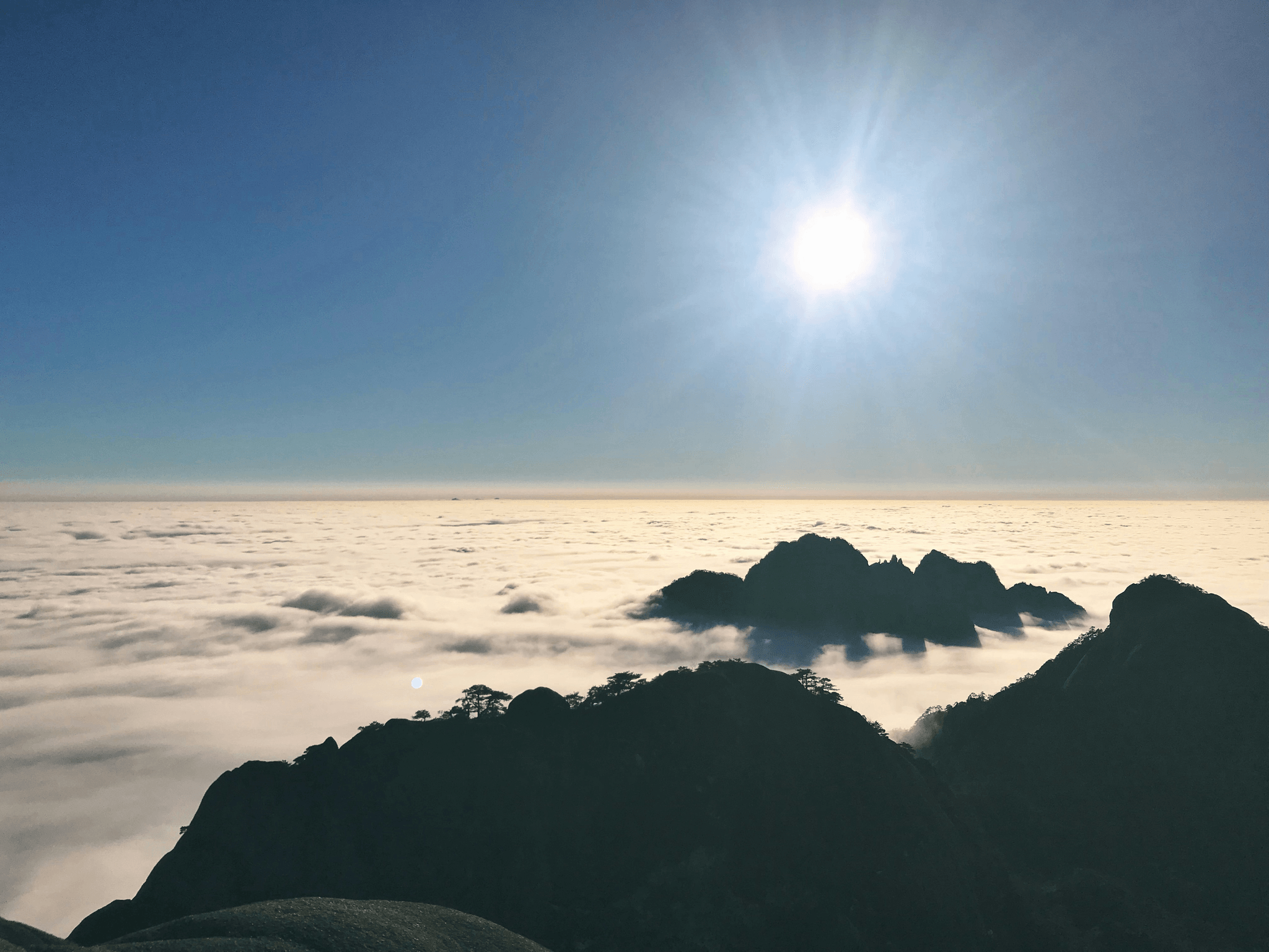 Stunning view of Shishapangma among tibet famous mountains