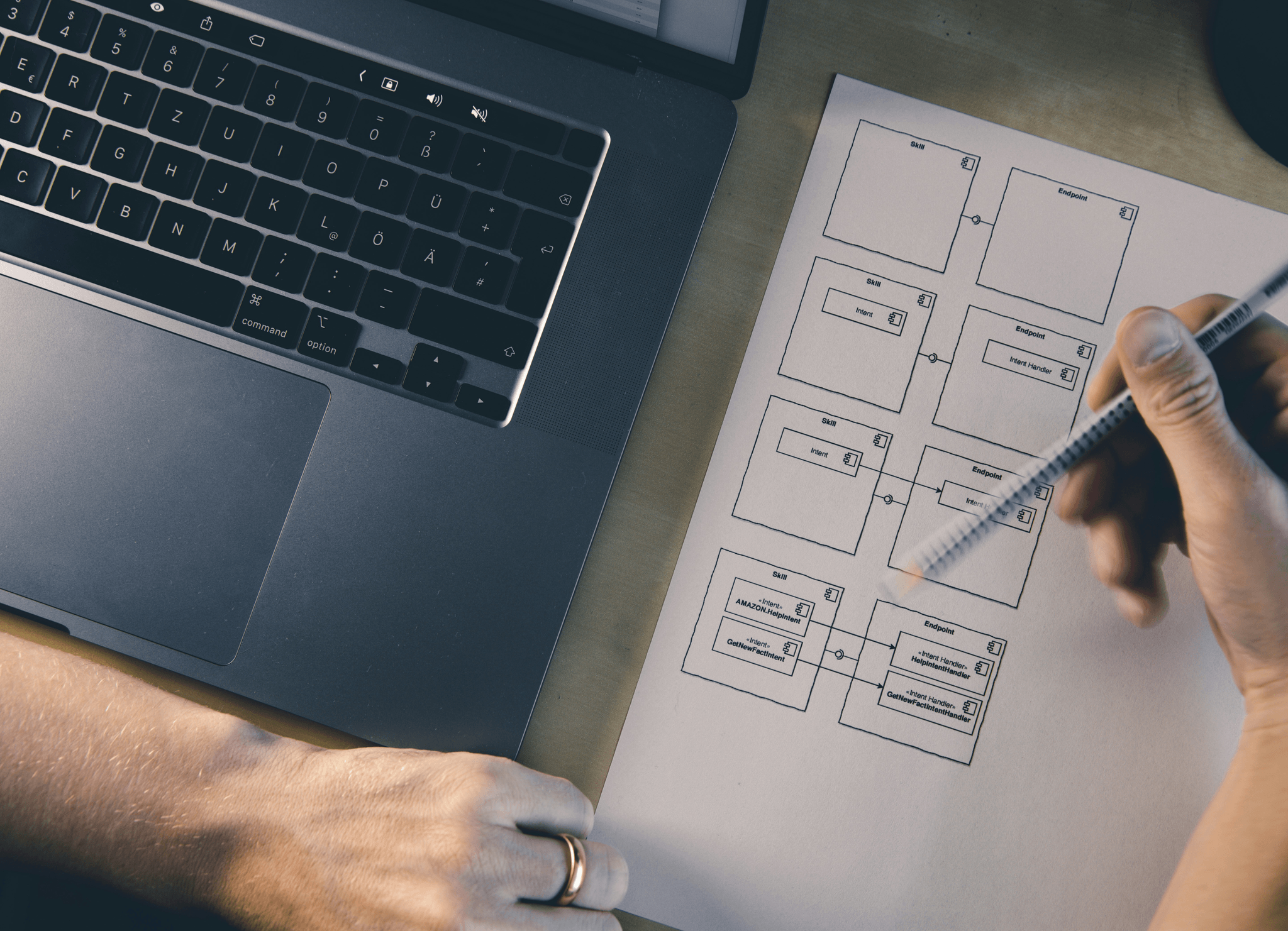 Illustration of person using Appsite's website builder for small business