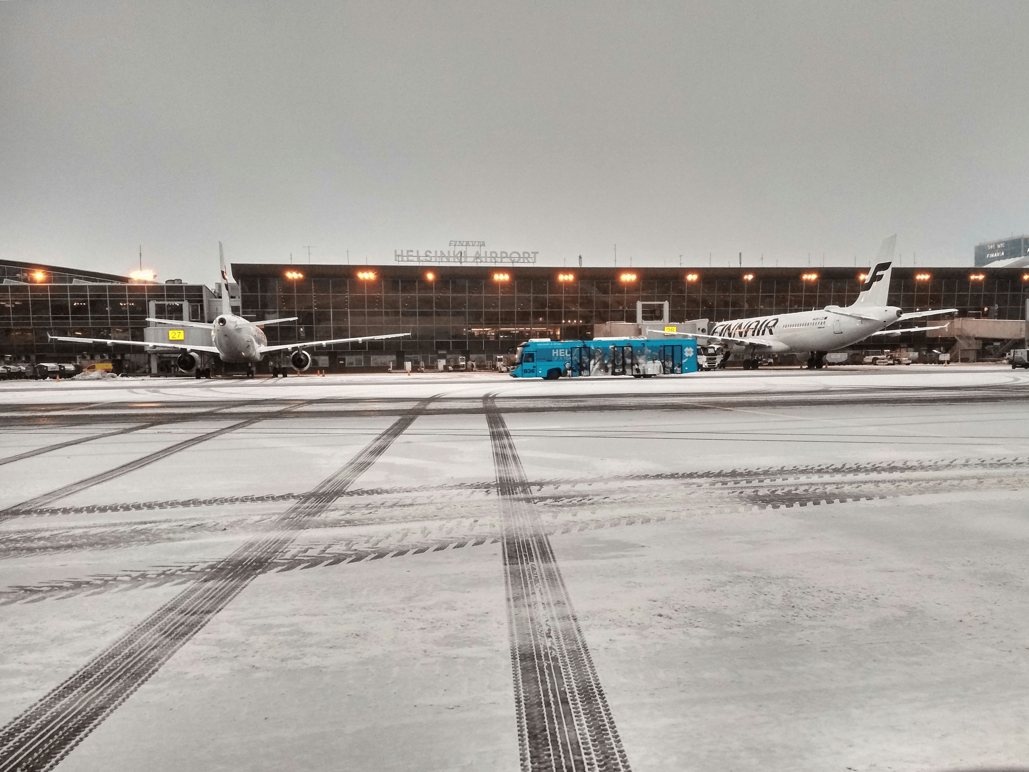 airport snow removal equipment ready for efficient operation
