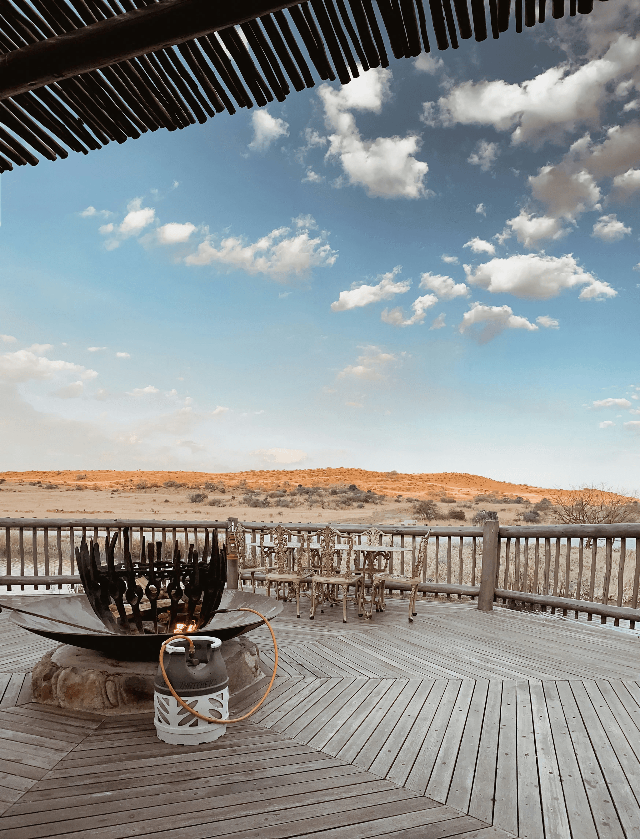 Stylish railings on a large composite deck enhance beauty and safety.