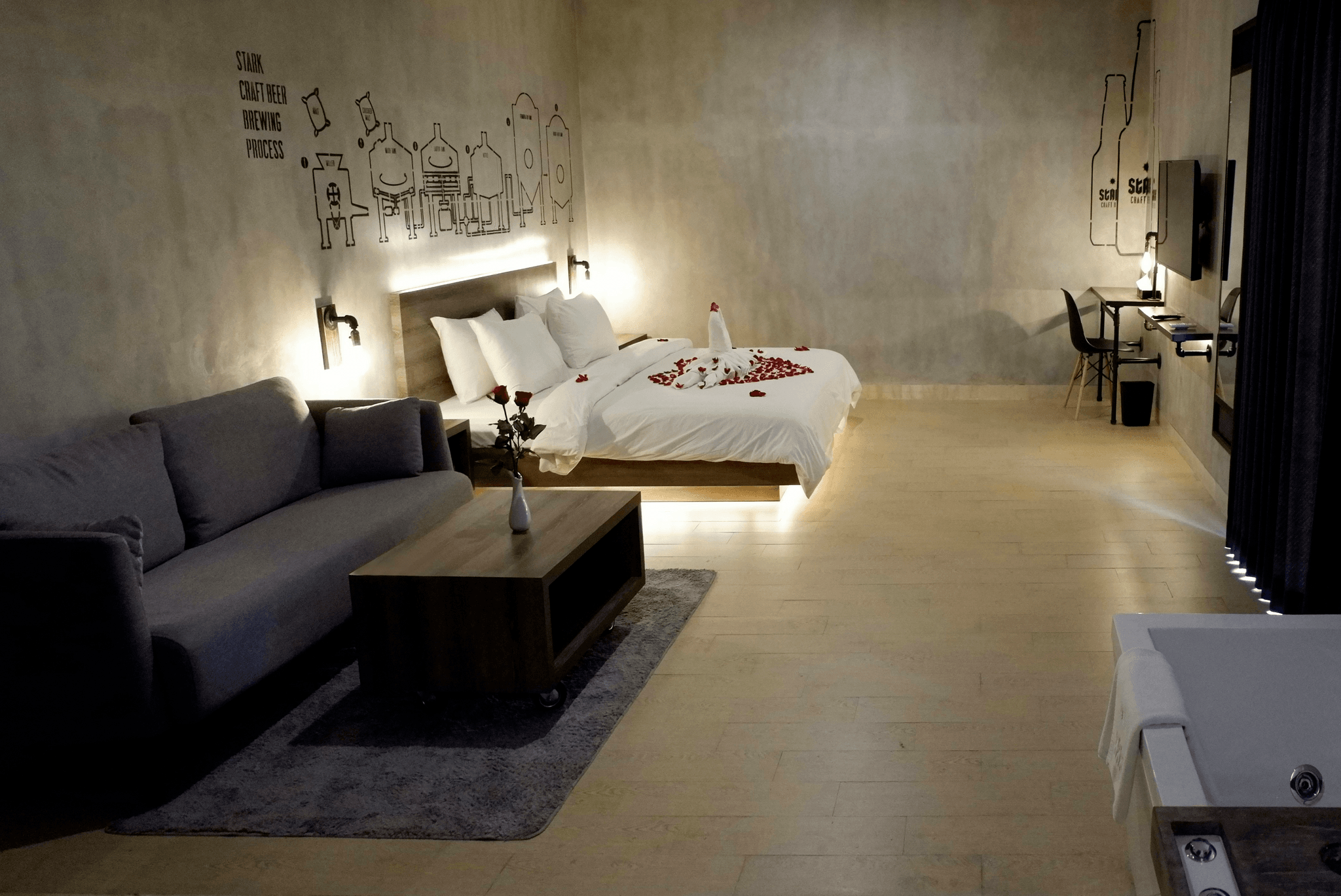 Cozy interior view of a space capsule hotel featuring sleek design.