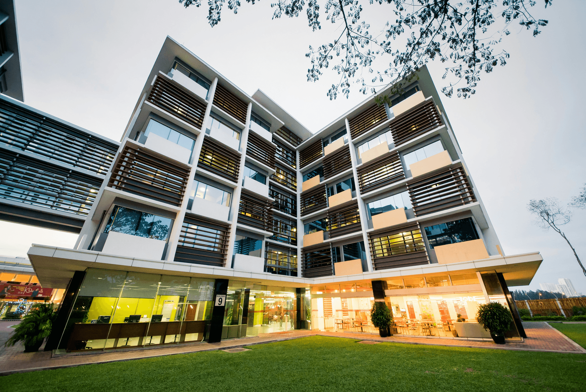 Innovative container dormitory promoting community living