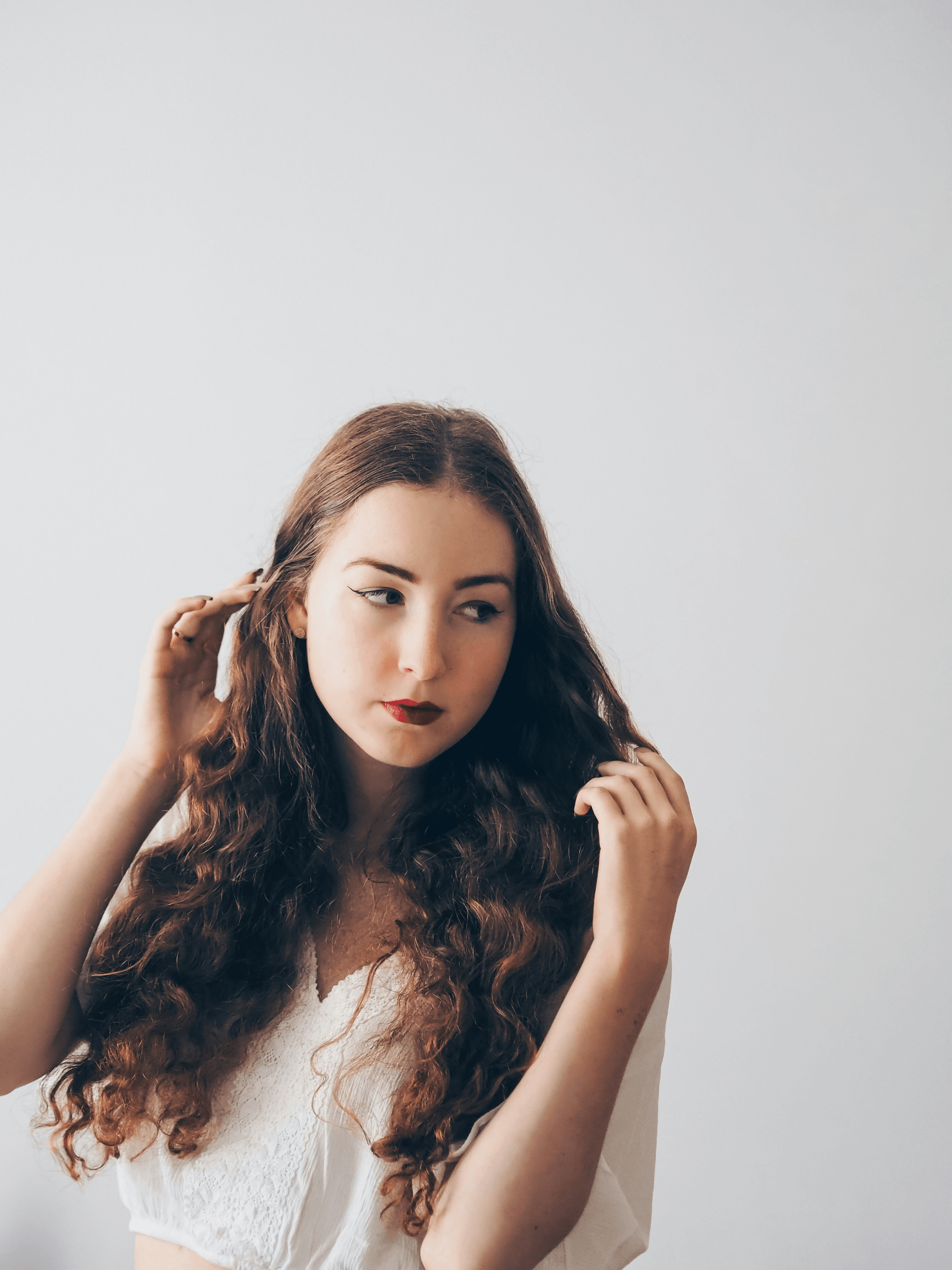 financing hair bundles: stunning brunette hairstyle using premium quality extensions