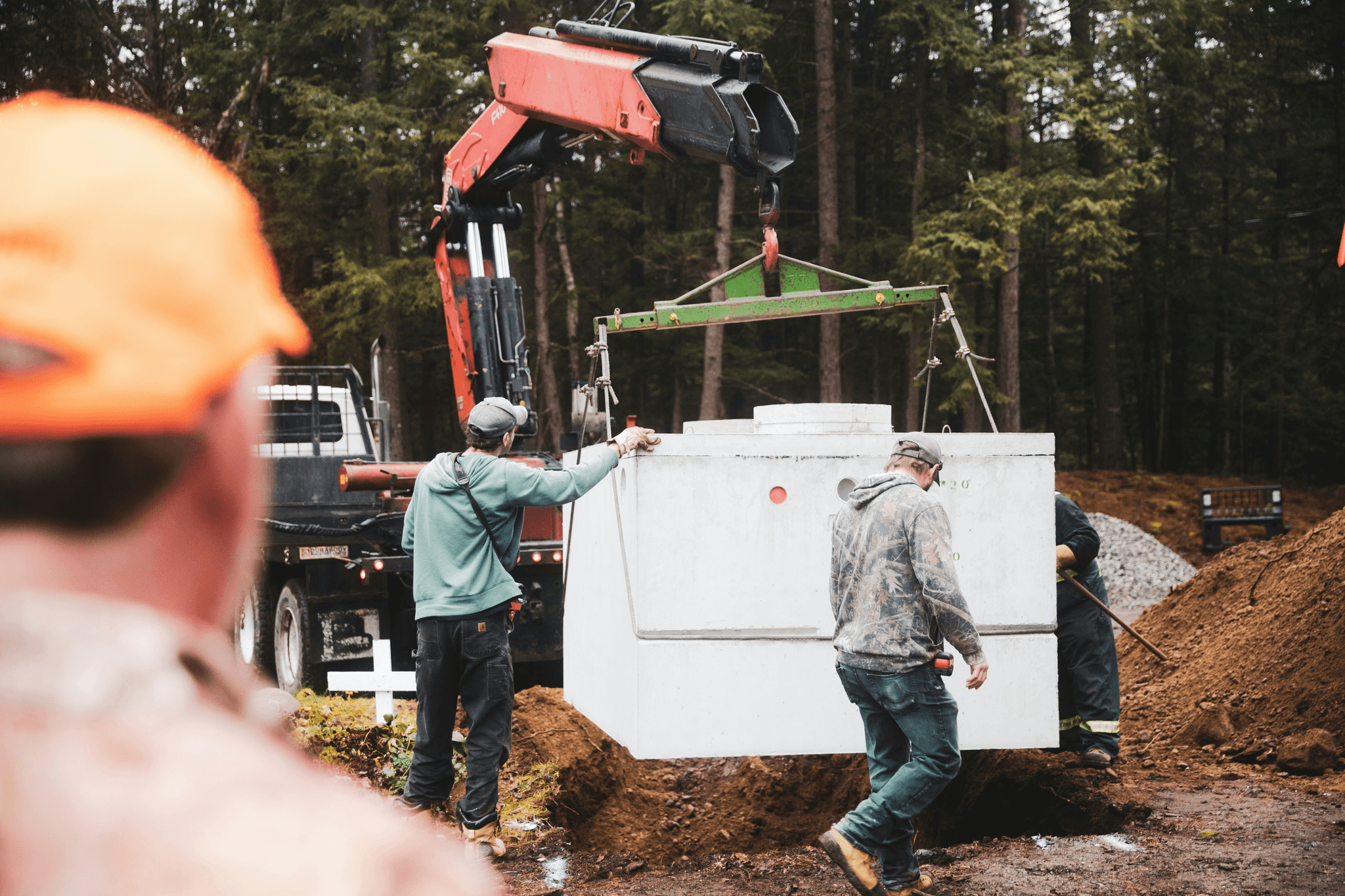 Portable construction toilet options available at PreFab Inc.