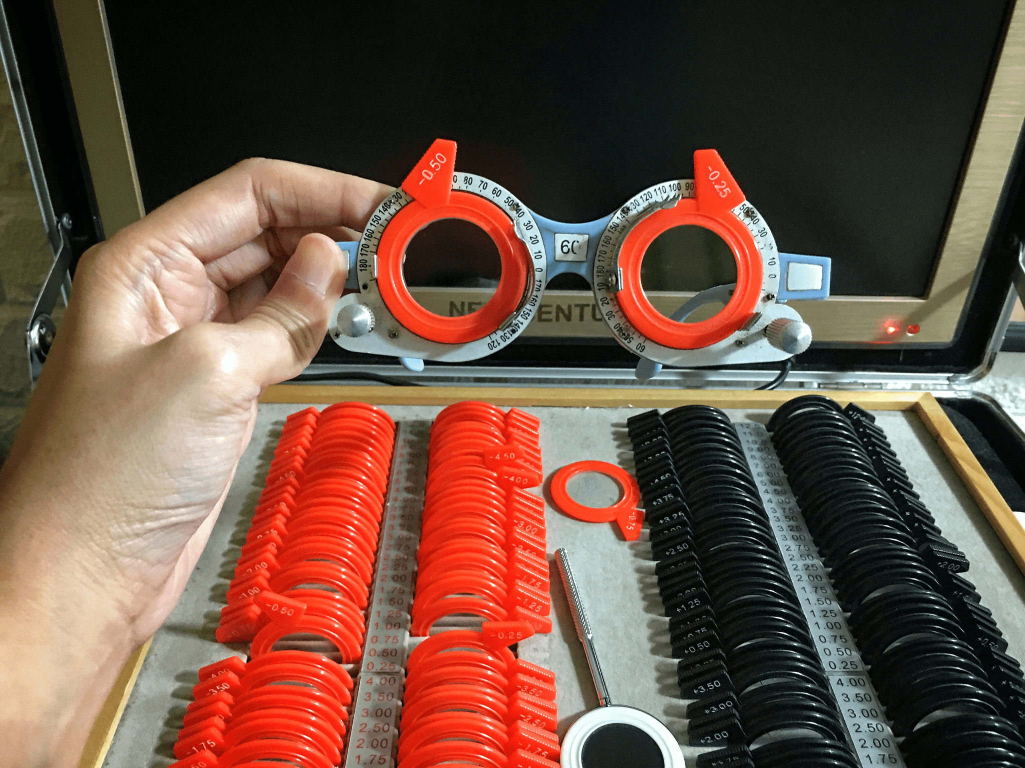 tighten glasses with proper tools for adjustments