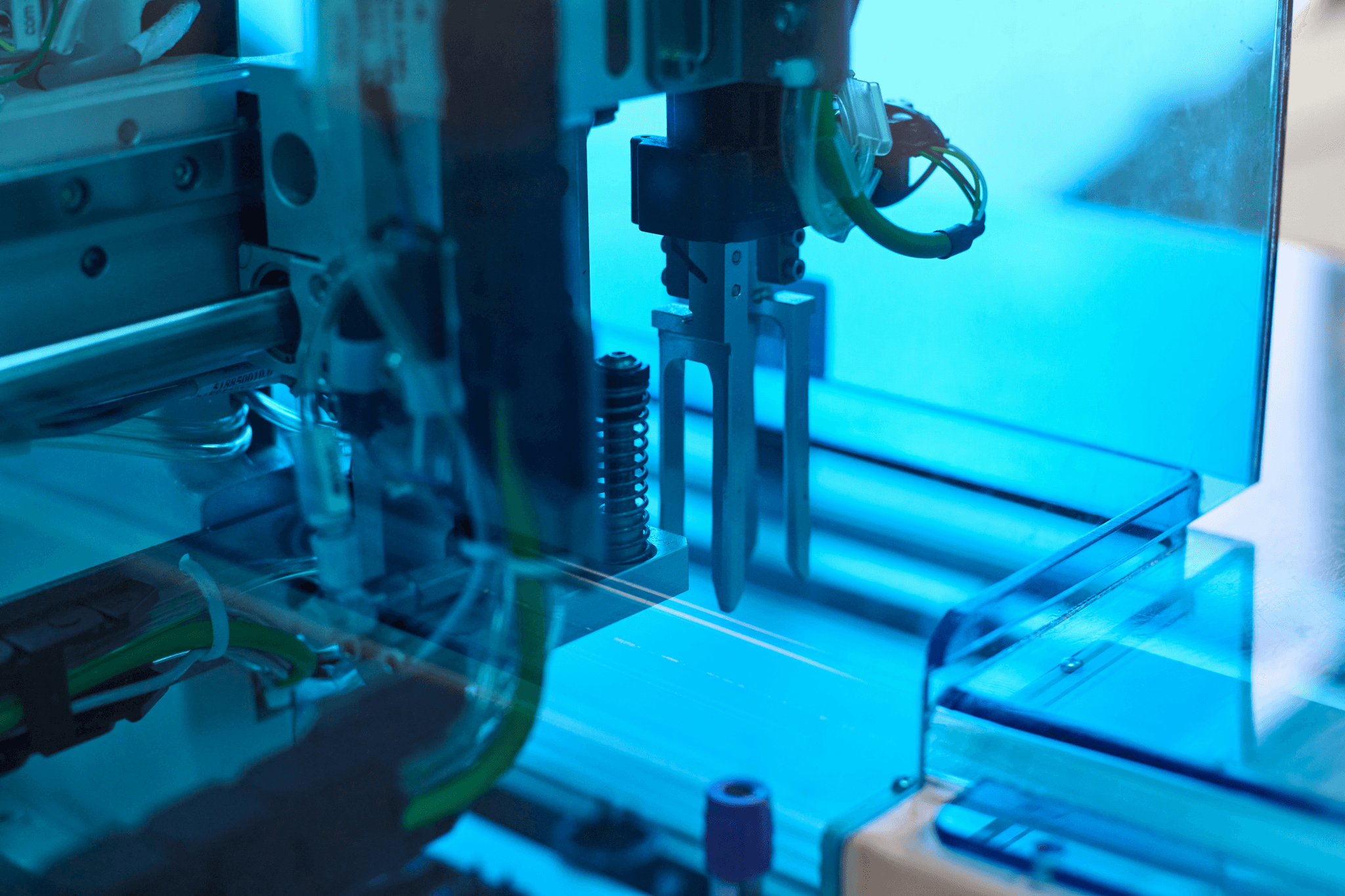 electronics manufacturers facility with advanced machinery