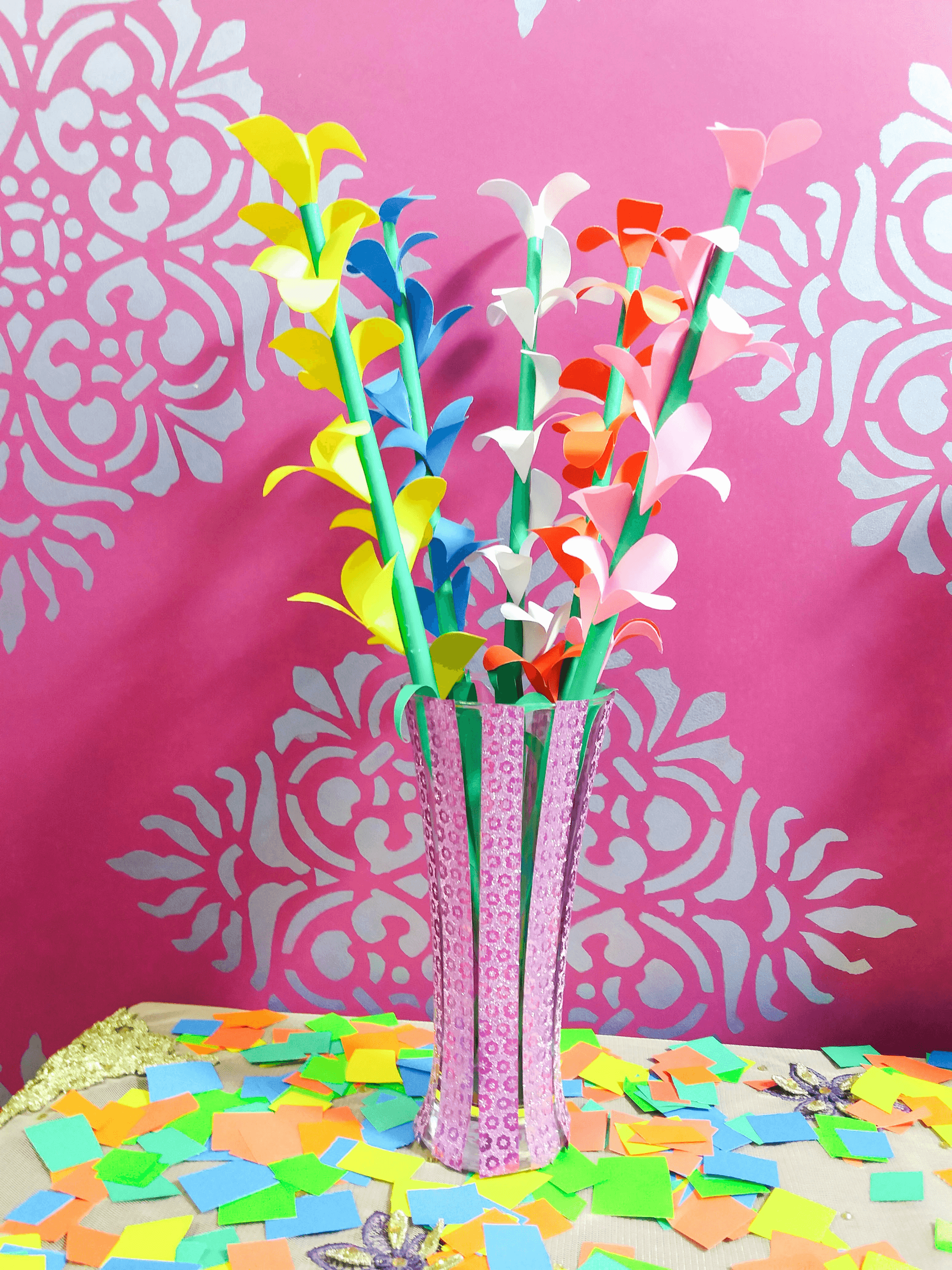 What are fake flowers made of