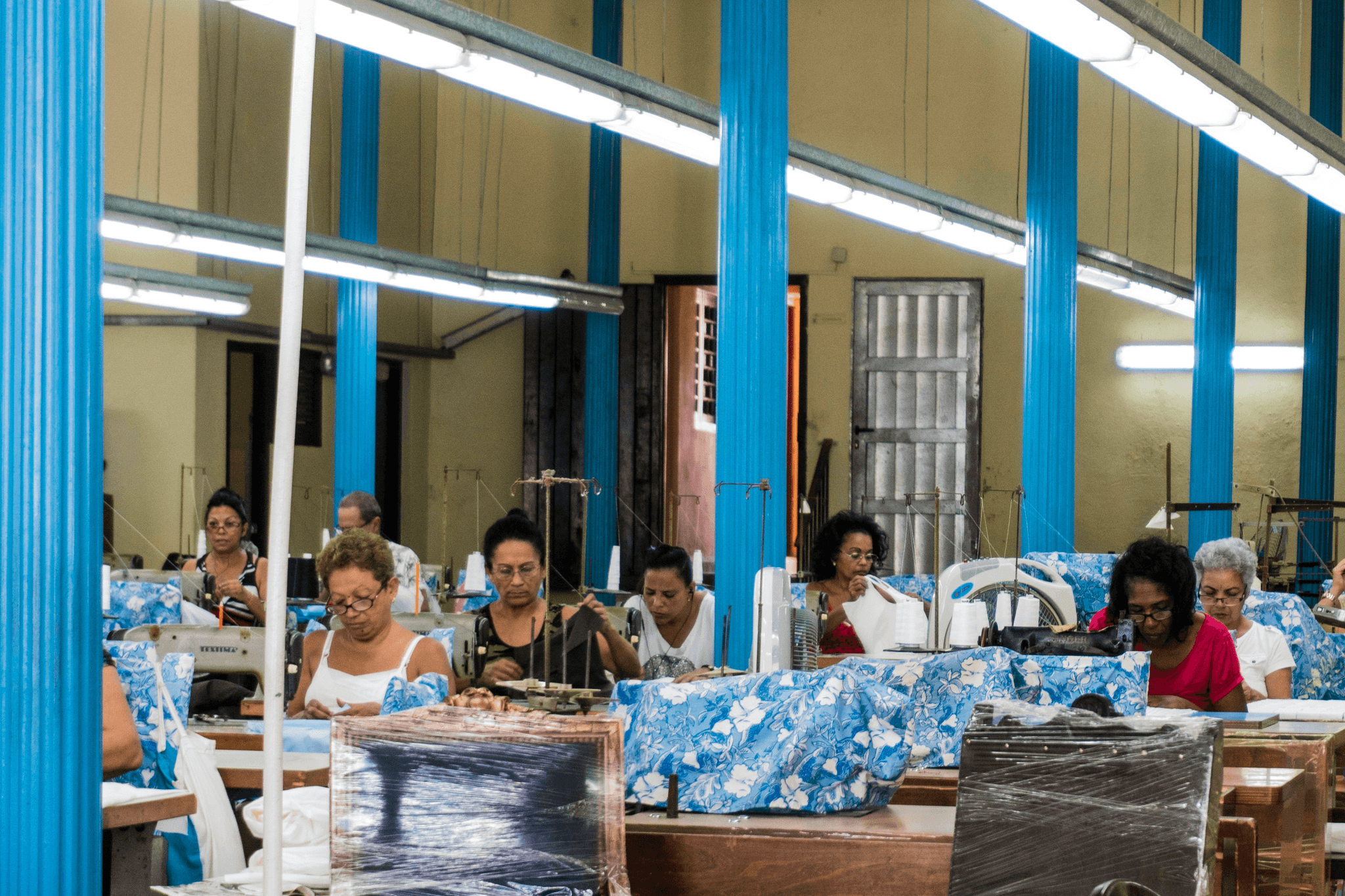 China clothing manufacturers at Shanghai Jiali Garment factory