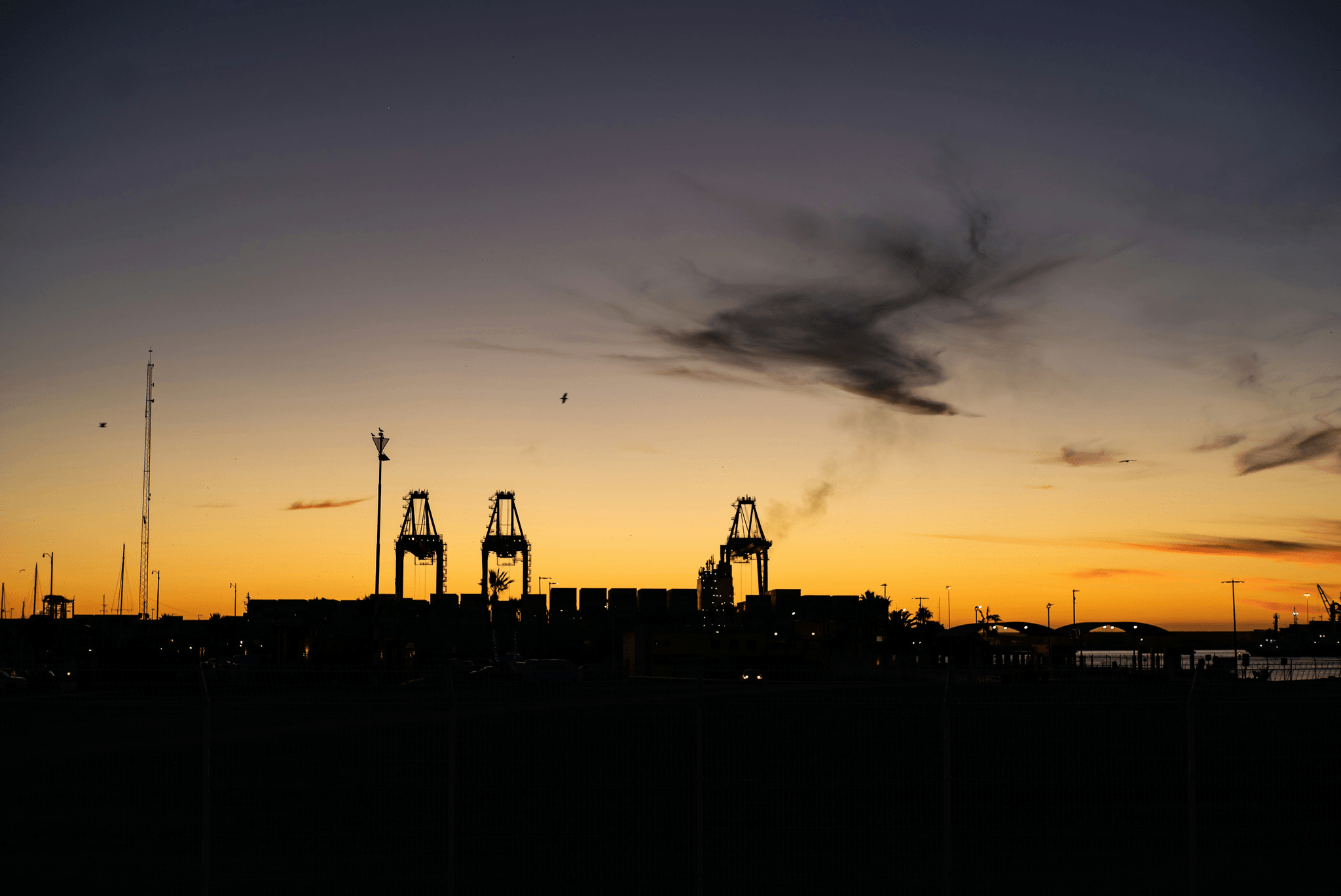 Modern oil rig housing accommodating workers in remote locations.