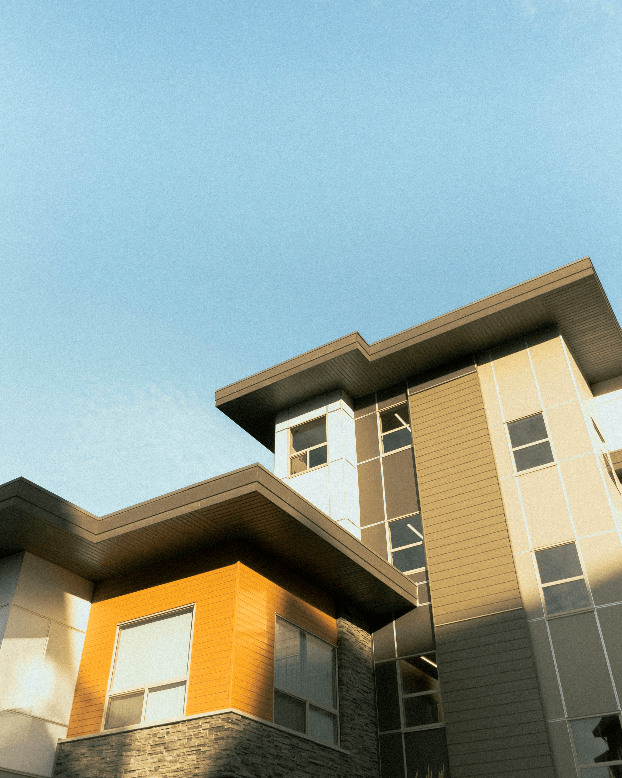 Modern Modular Apartment Building Illustration